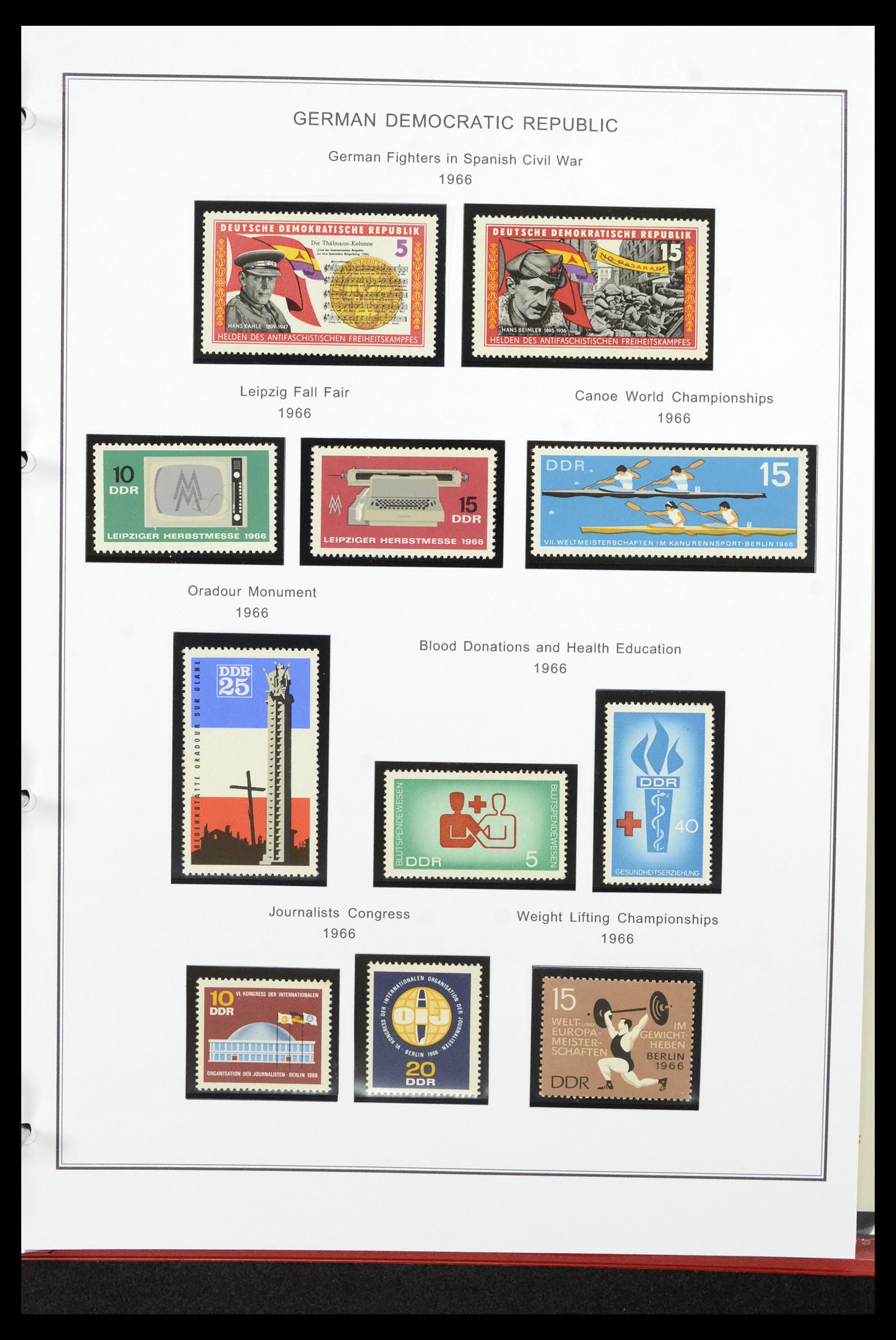 36998 075 - Postzegelverzameling 36998 DDR 1949-1990.