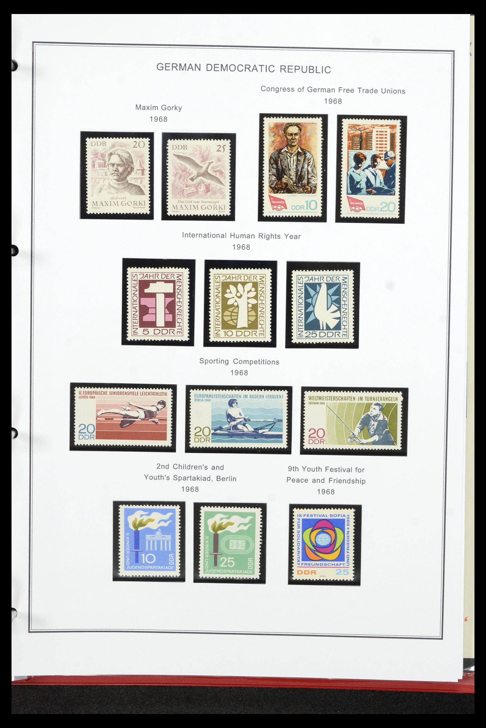 36998 091 - Postzegelverzameling 36998 DDR 1949-1990.