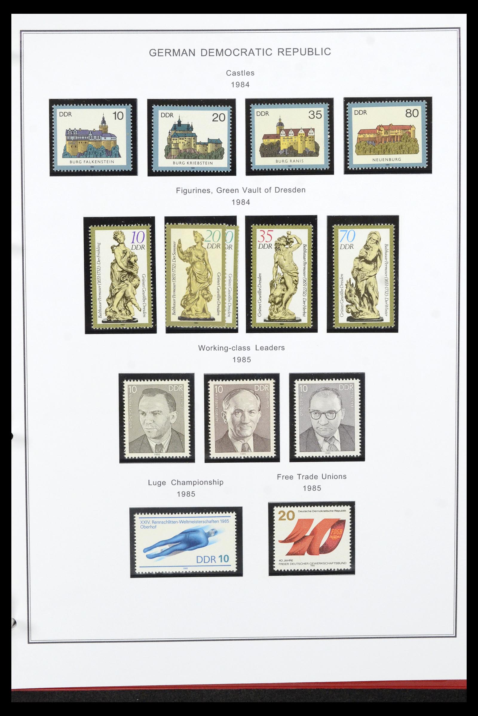 36998 282 - Postzegelverzameling 36998 DDR 1949-1990.