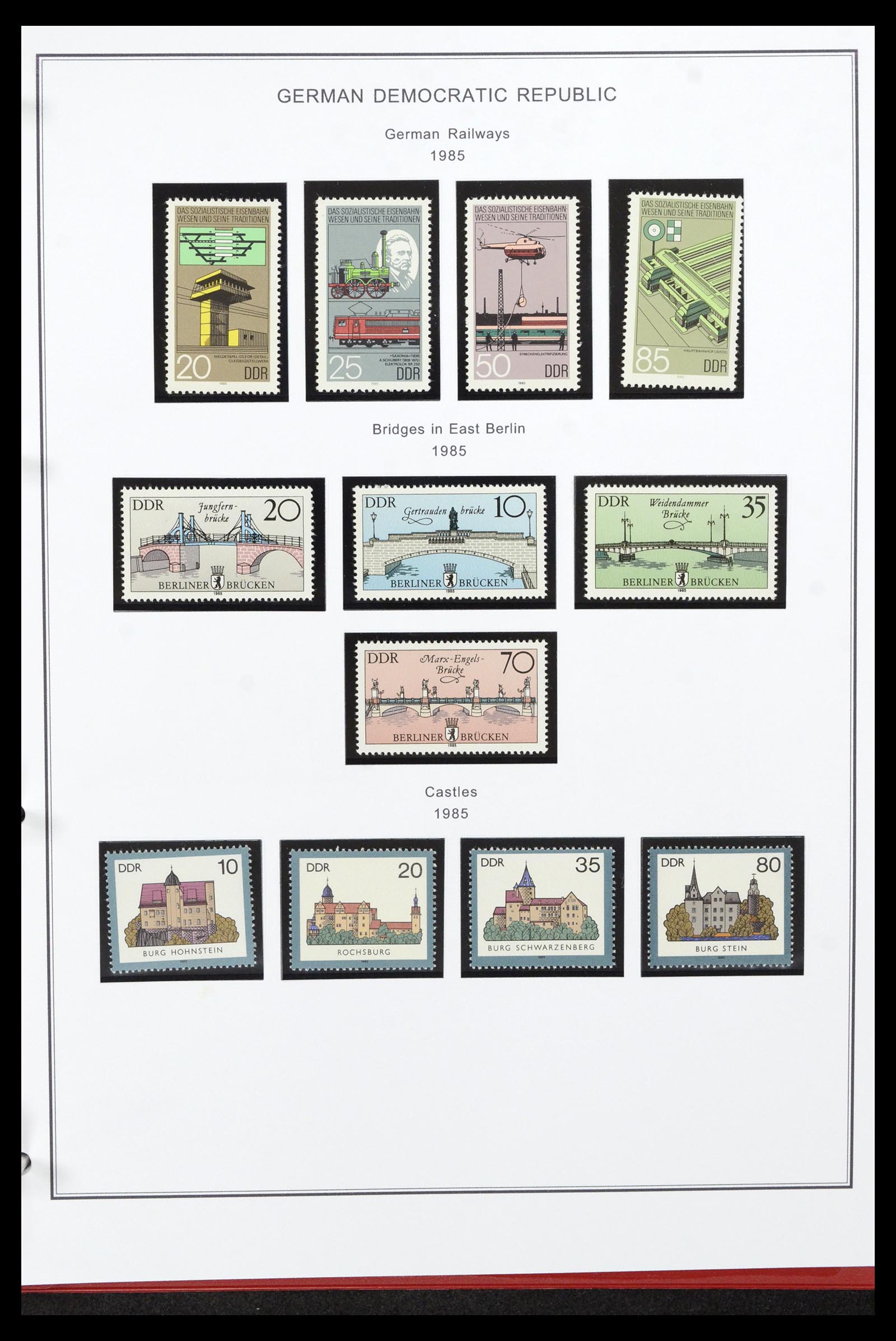 36998 288 - Postzegelverzameling 36998 DDR 1949-1990.