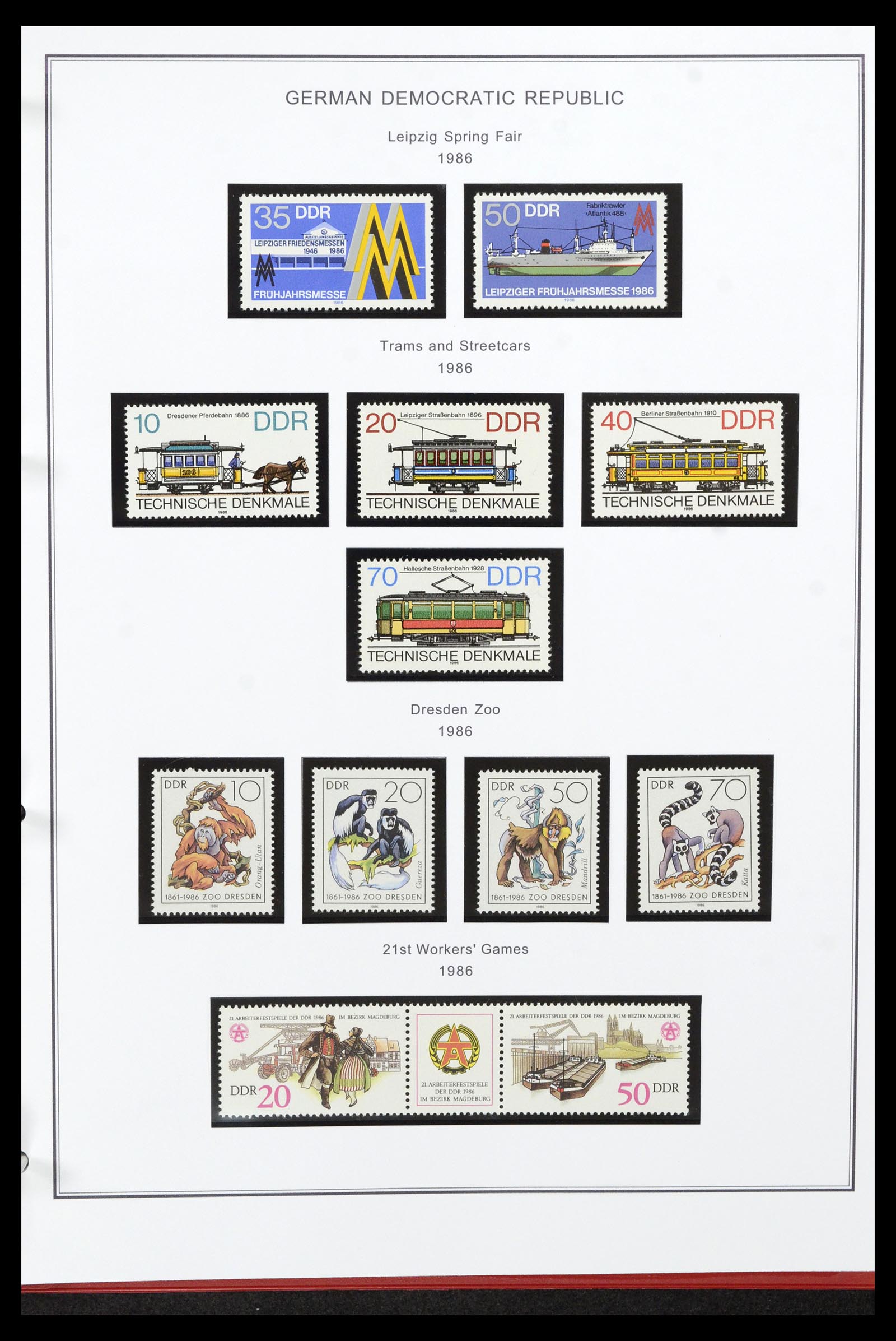 36998 293 - Postzegelverzameling 36998 DDR 1949-1990.