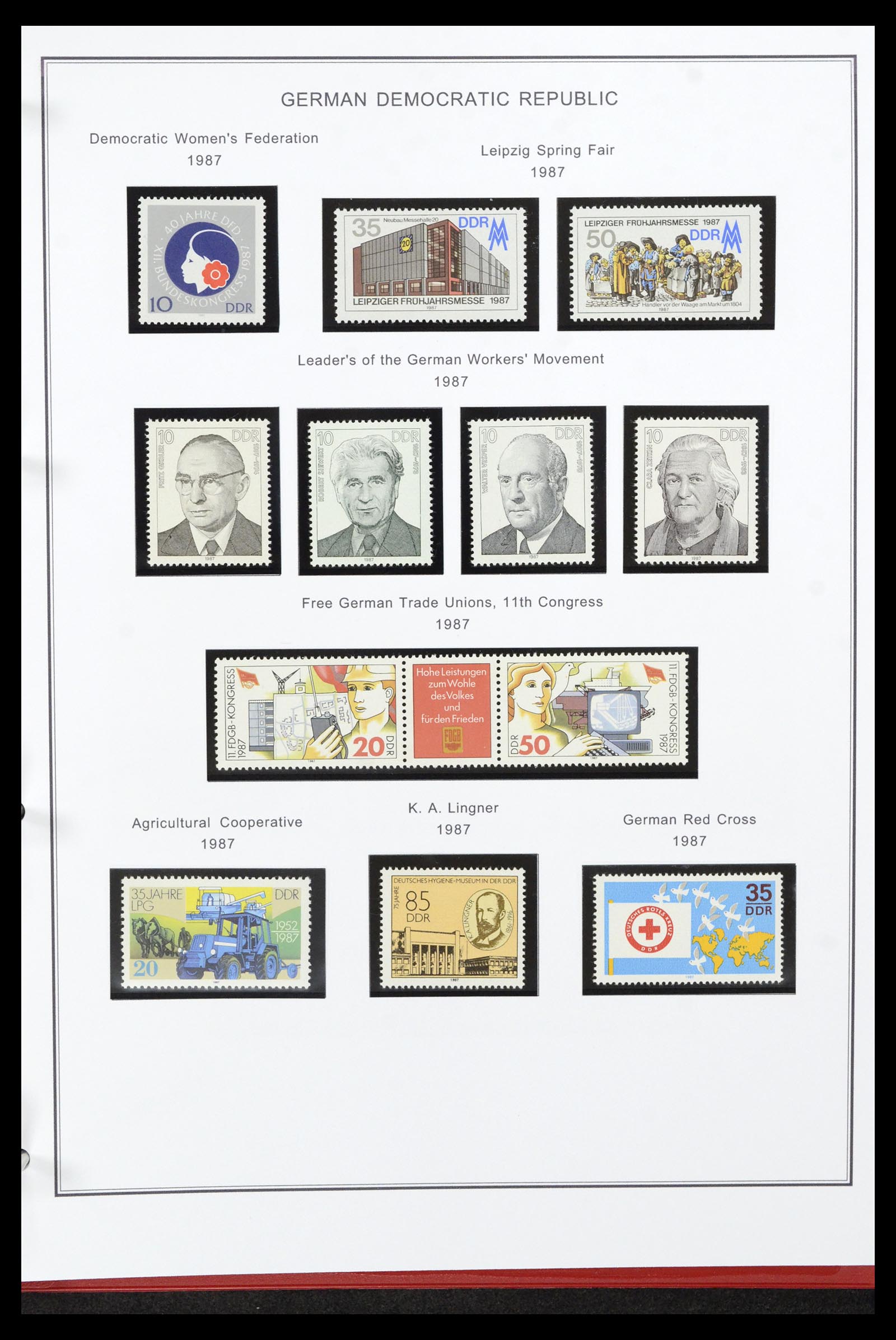 36998 300 - Postzegelverzameling 36998 DDR 1949-1990.