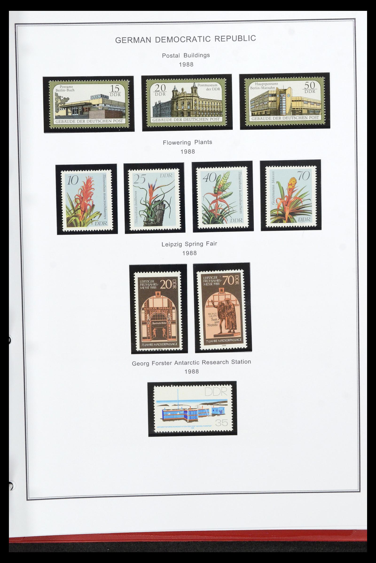 36998 308 - Postzegelverzameling 36998 DDR 1949-1990.