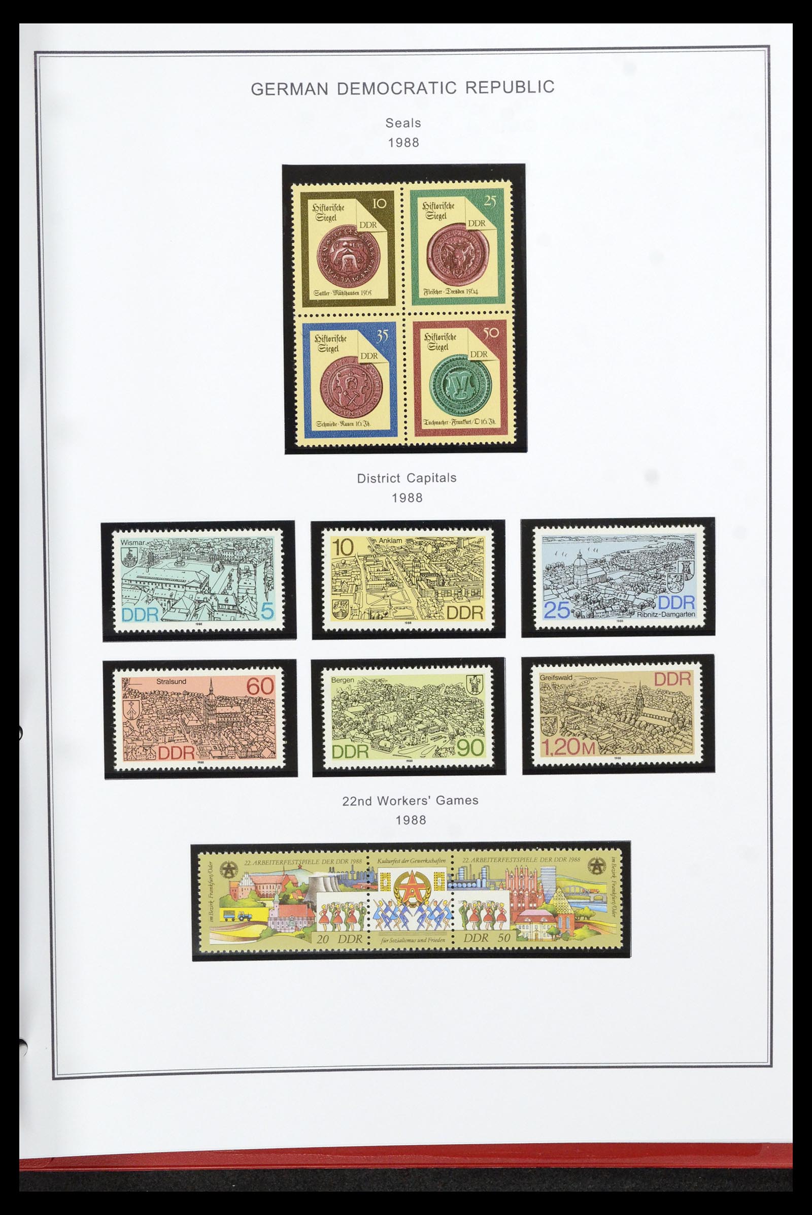 36998 309 - Postzegelverzameling 36998 DDR 1949-1990.