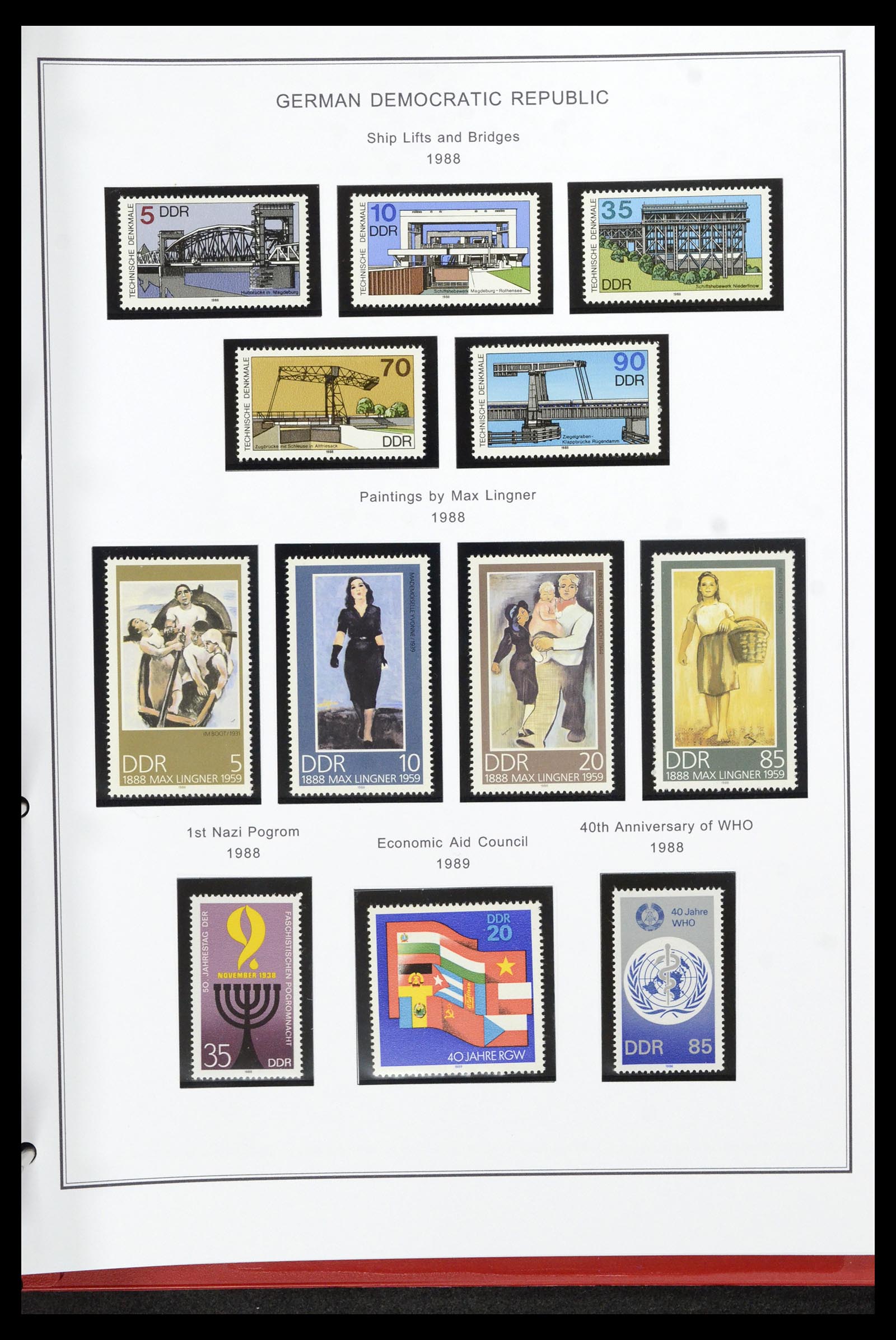 36998 317 - Postzegelverzameling 36998 DDR 1949-1990.