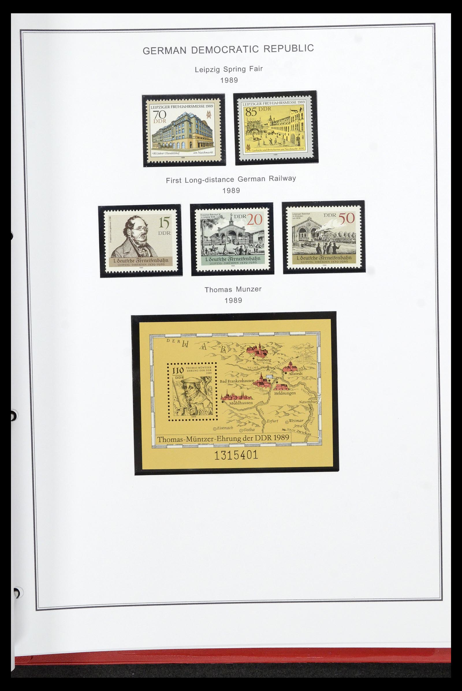 36998 320 - Postzegelverzameling 36998 DDR 1949-1990.