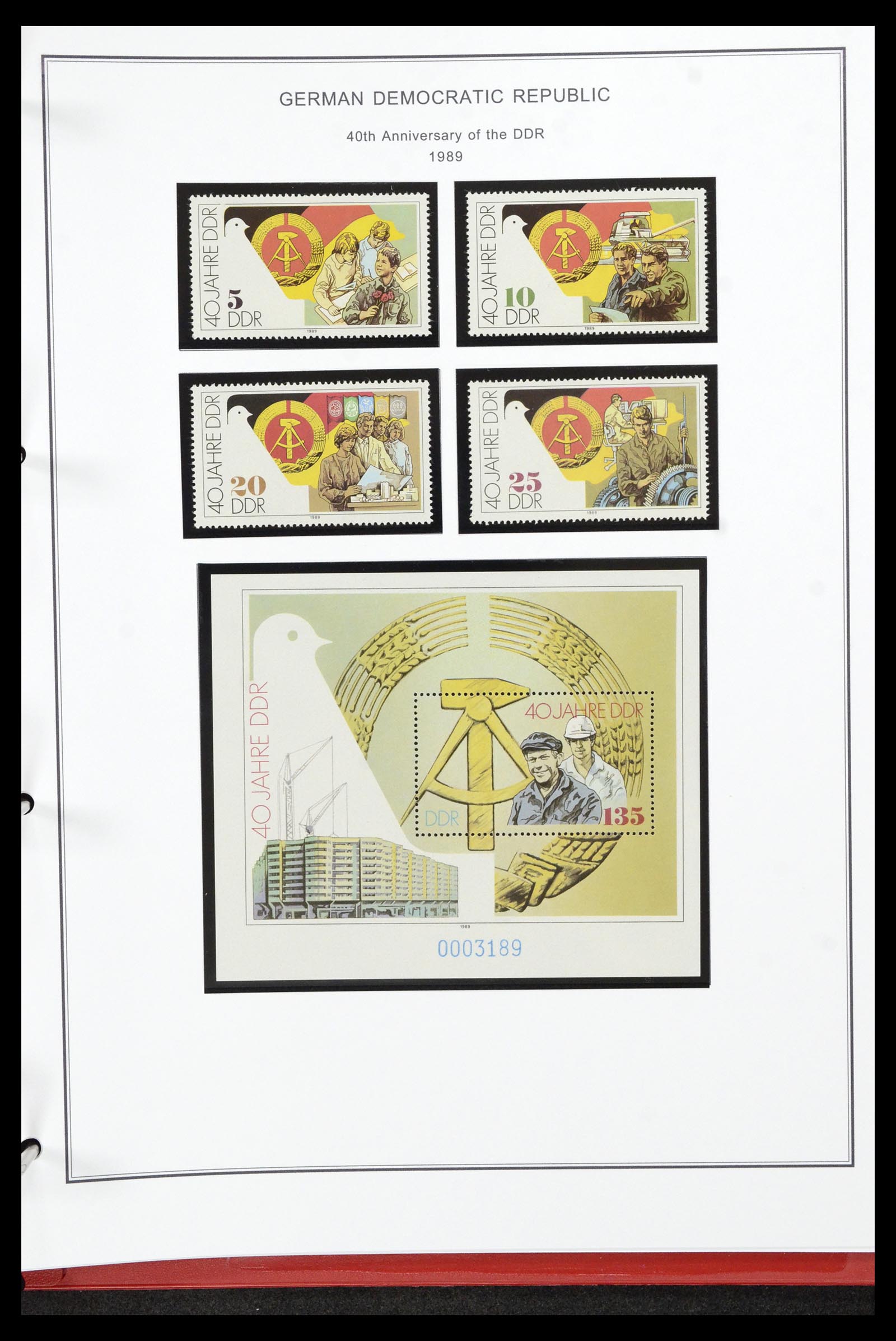 36998 326 - Postzegelverzameling 36998 DDR 1949-1990.