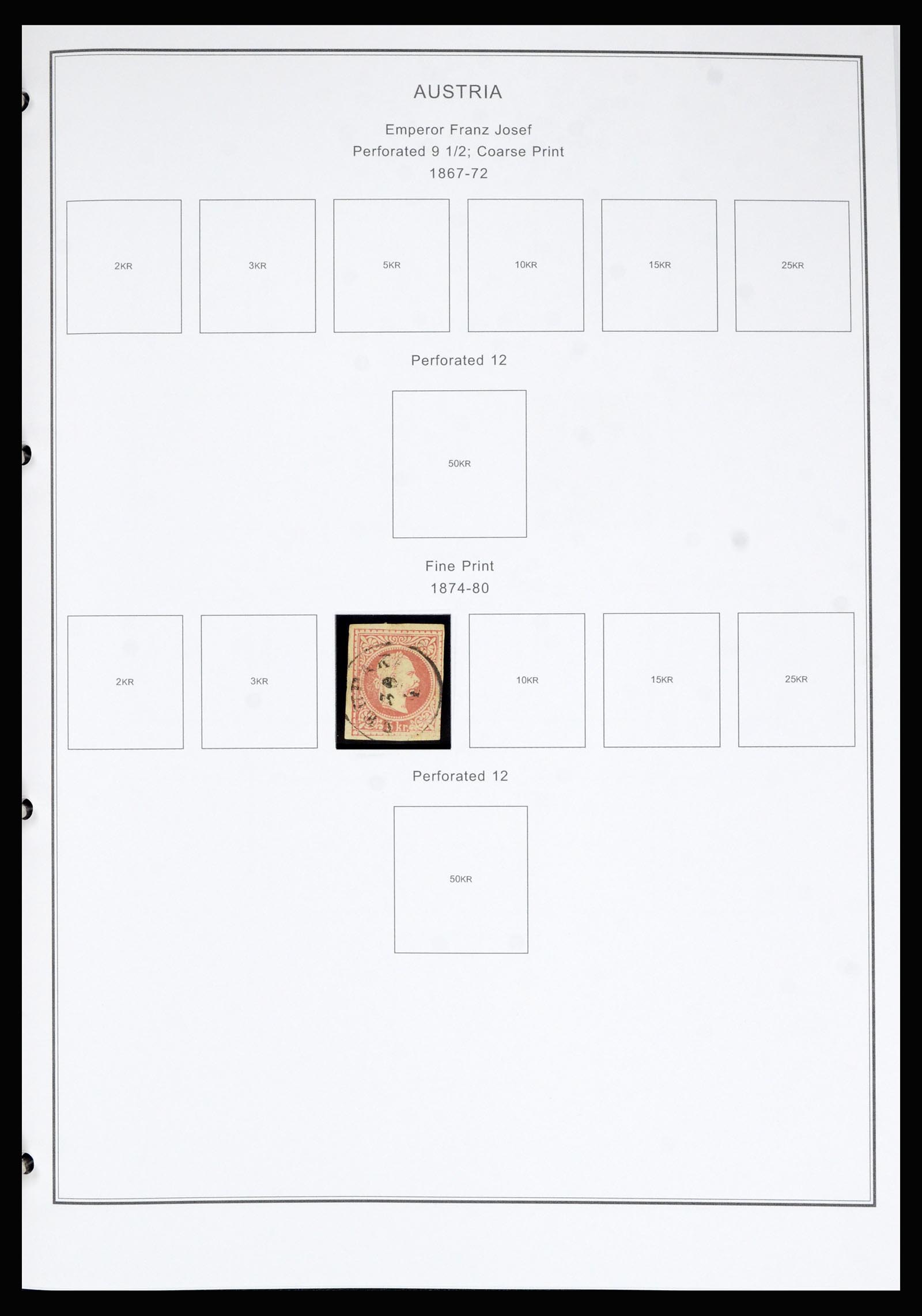36999 003 - Stamp collection 36999 Austria 1850-2001.