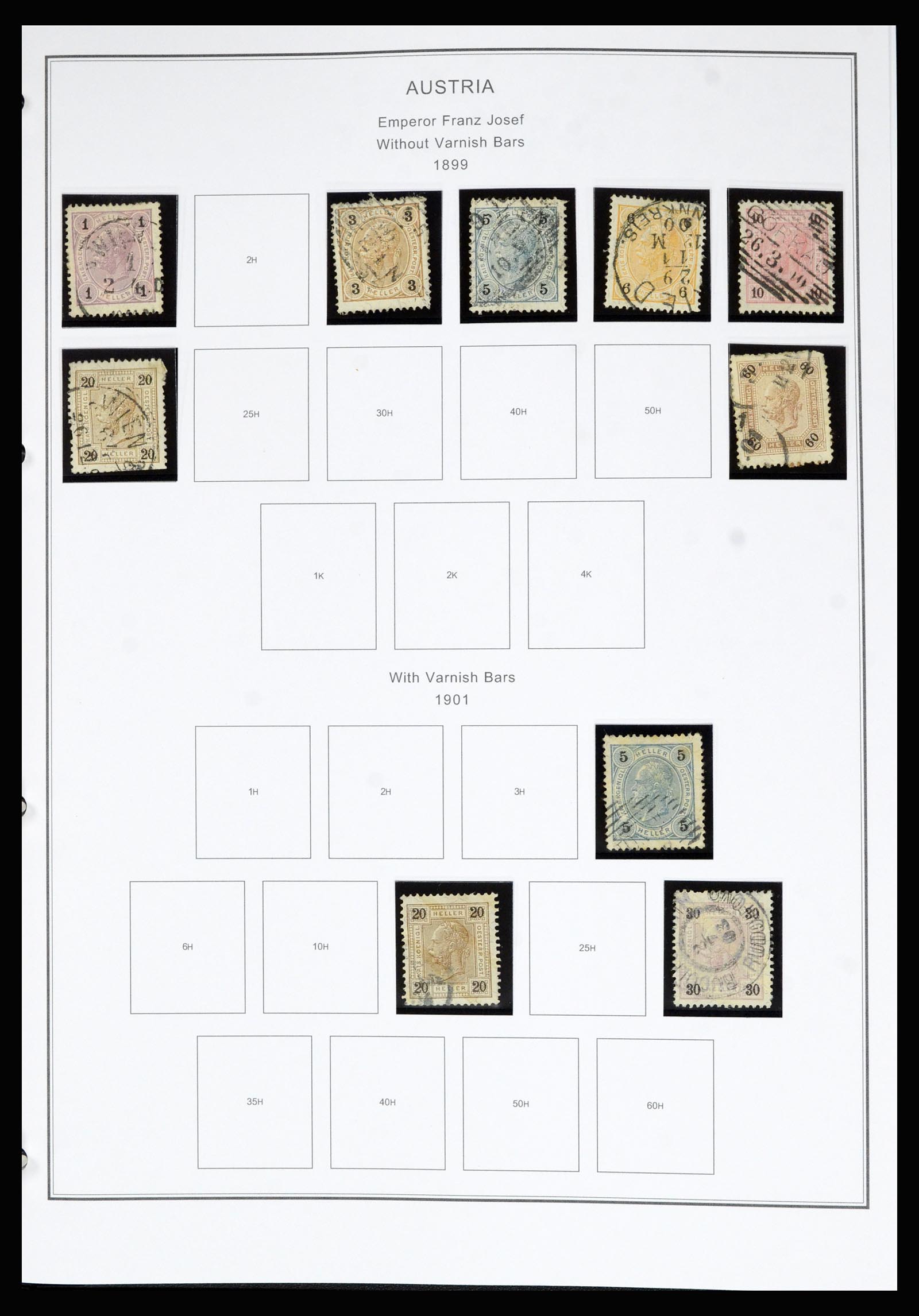 36999 006 - Postzegelverzameling 36999 Oostenrijk 1850-2001.