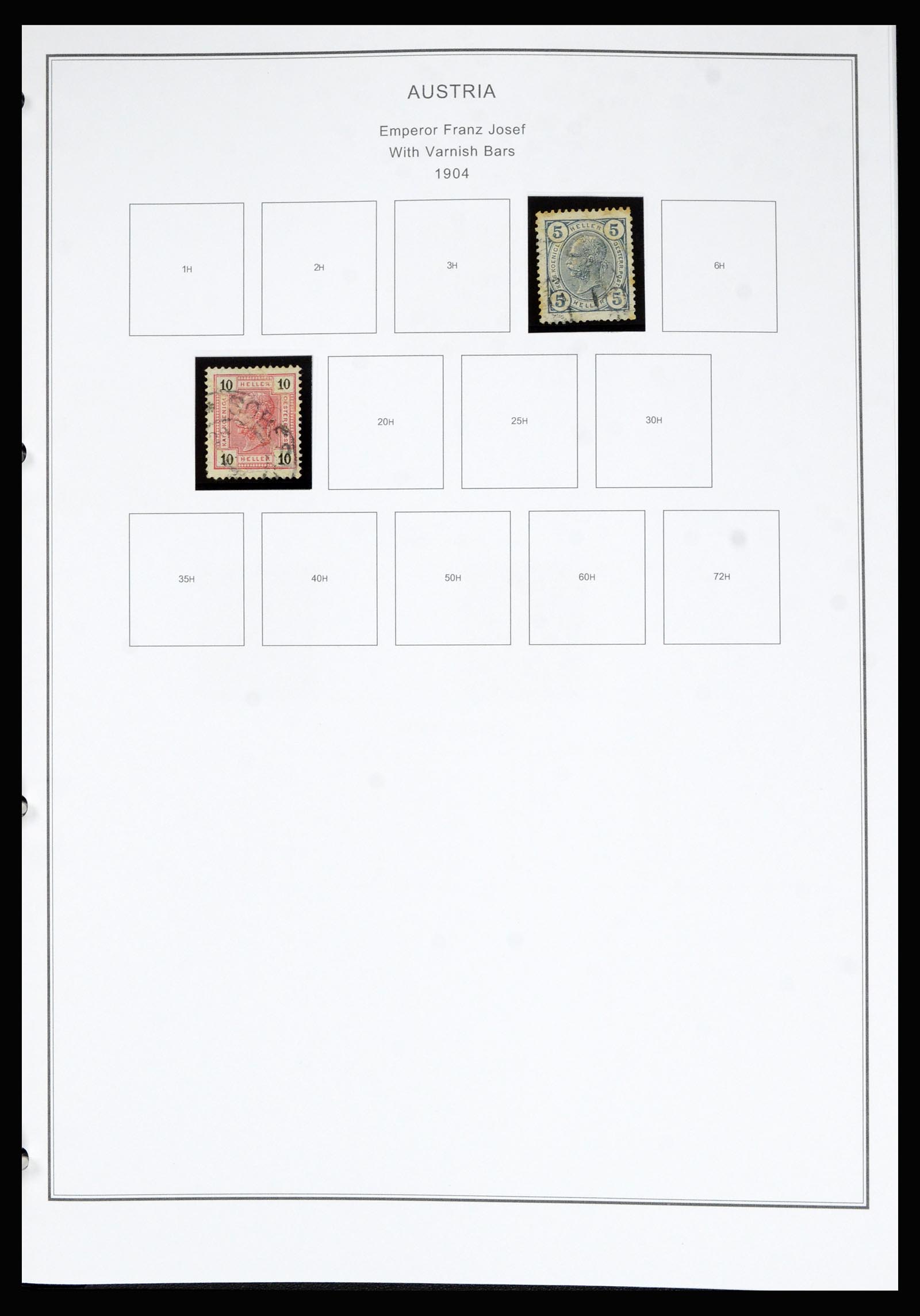36999 007 - Postzegelverzameling 36999 Oostenrijk 1850-2001.