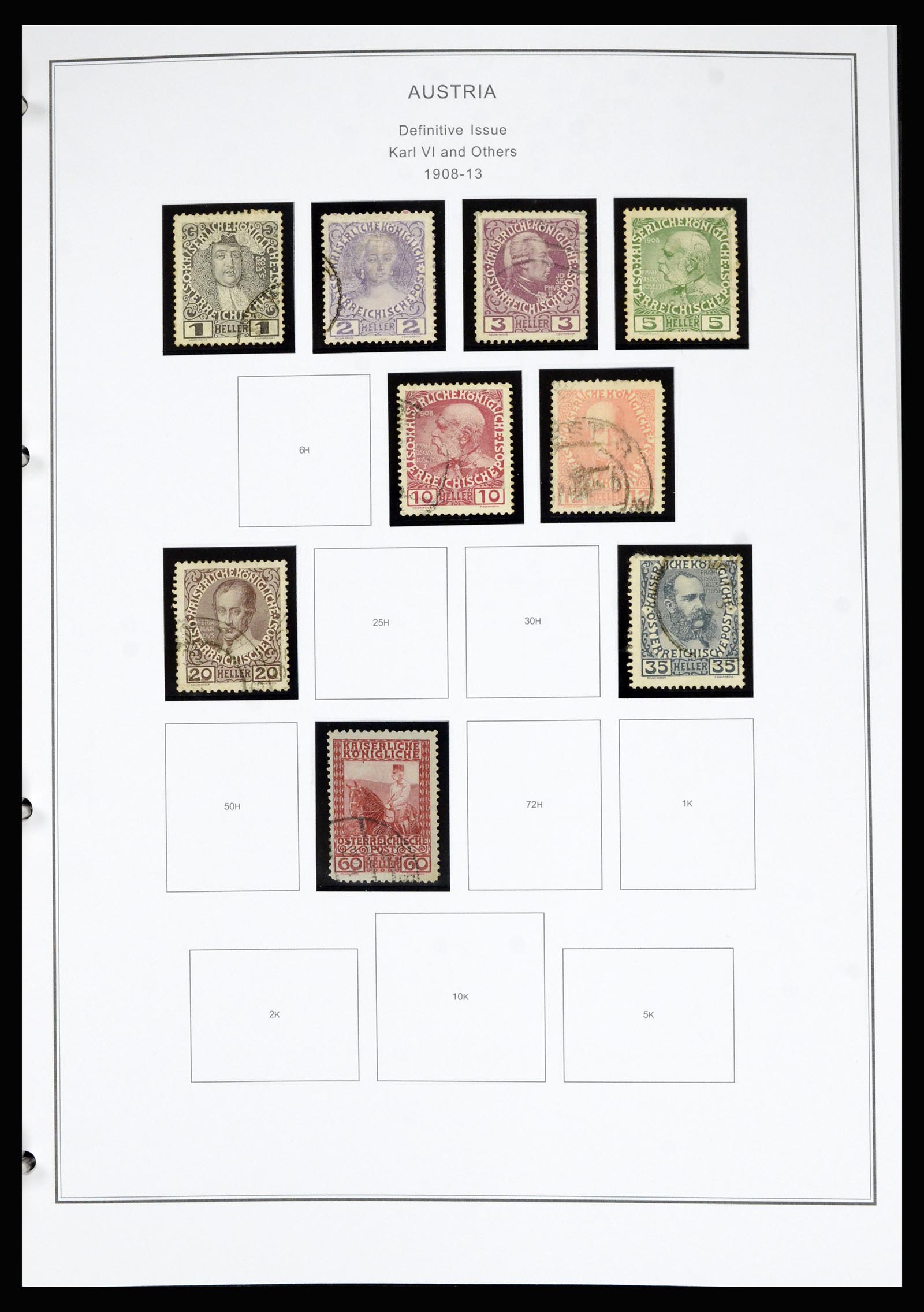 36999 009 - Postzegelverzameling 36999 Oostenrijk 1850-2001.