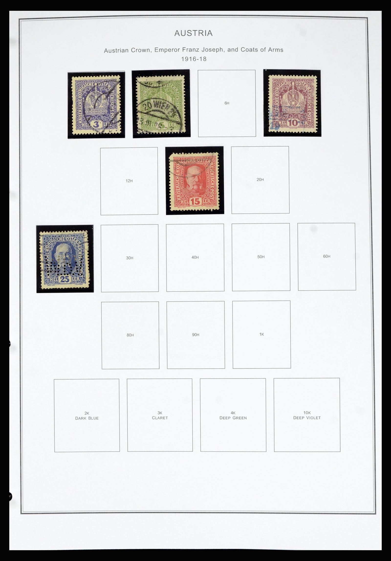 36999 010 - Postzegelverzameling 36999 Oostenrijk 1850-2001.