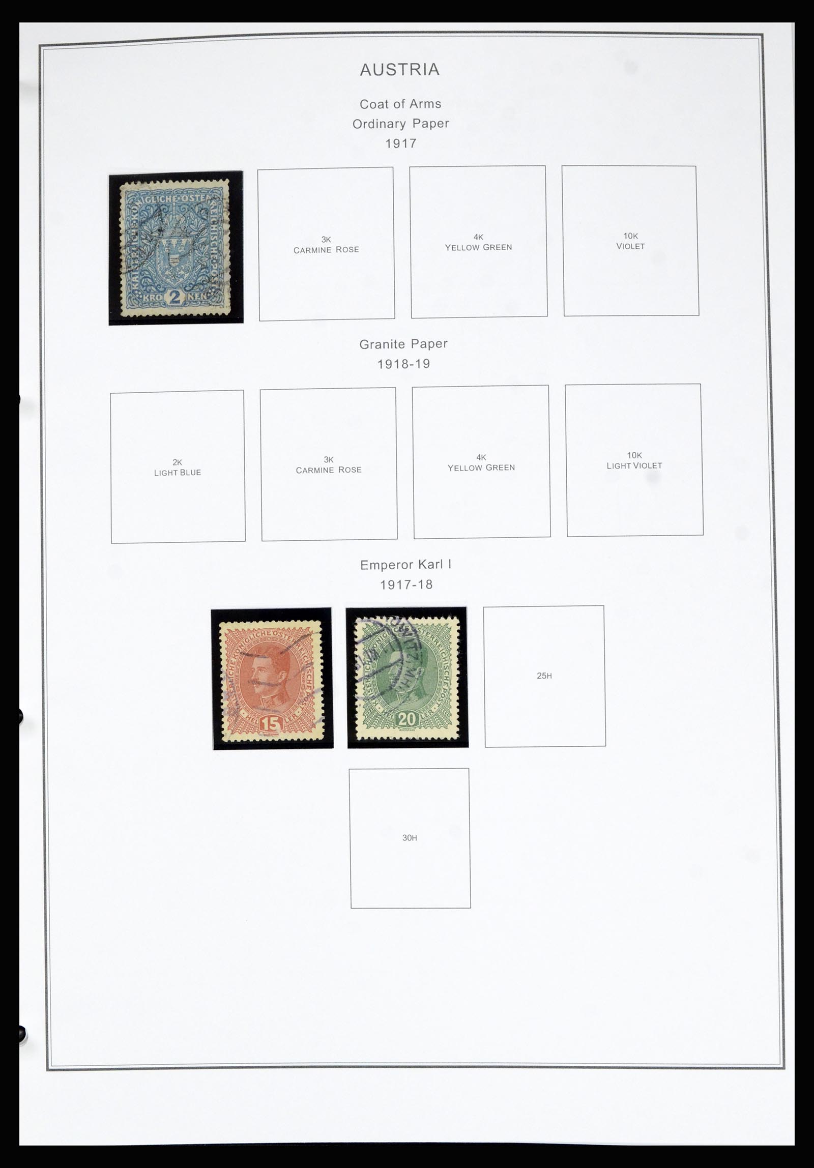 36999 011 - Postzegelverzameling 36999 Oostenrijk 1850-2001.