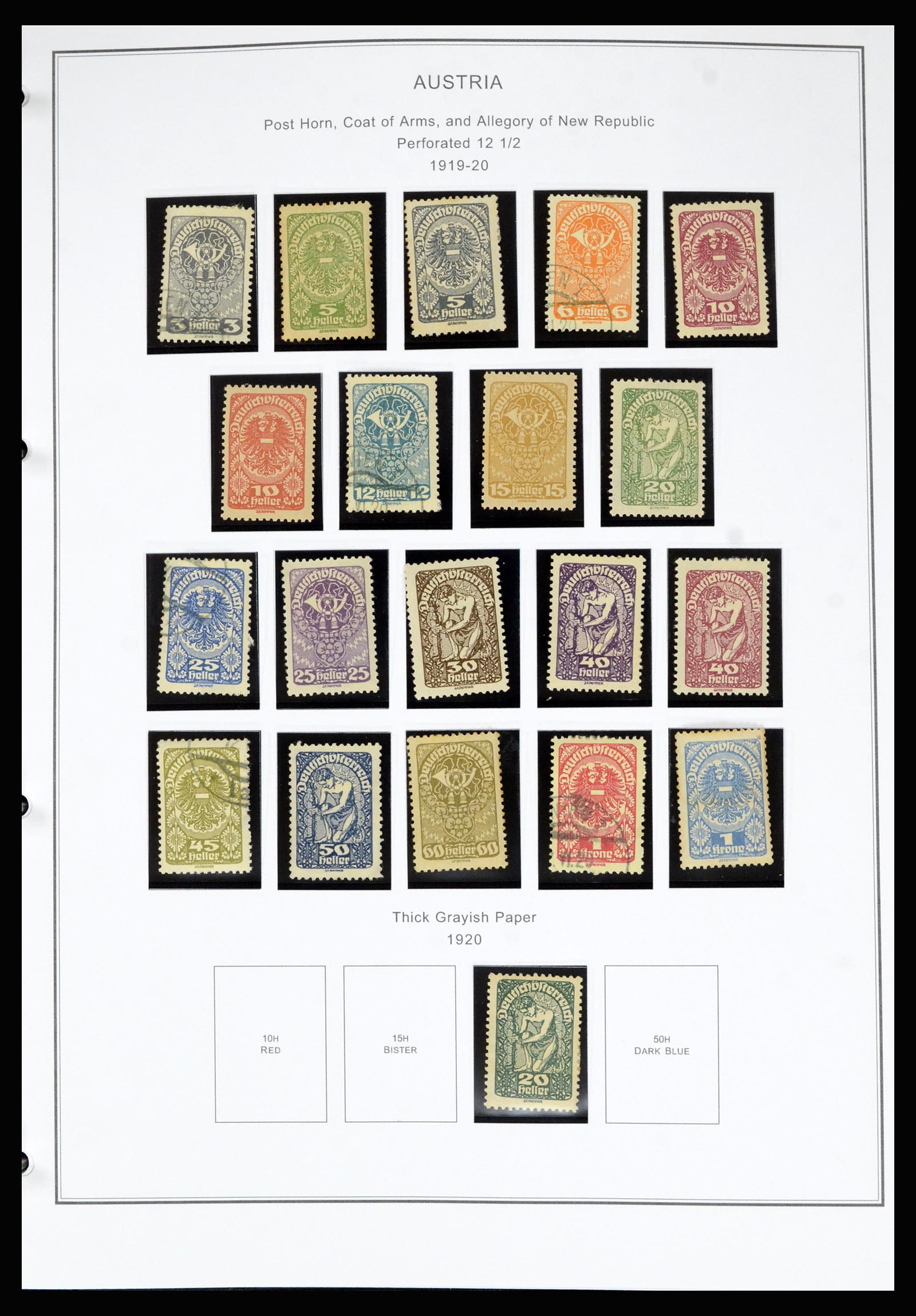 36999 013 - Postzegelverzameling 36999 Oostenrijk 1850-2001.
