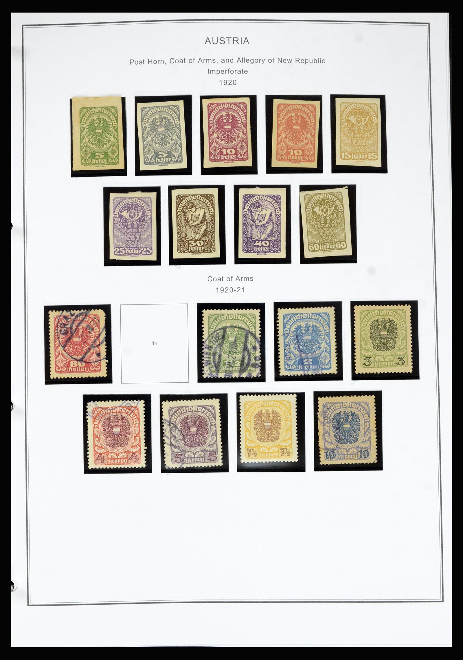36999 014 - Stamp collection 36999 Austria 1850-2001.