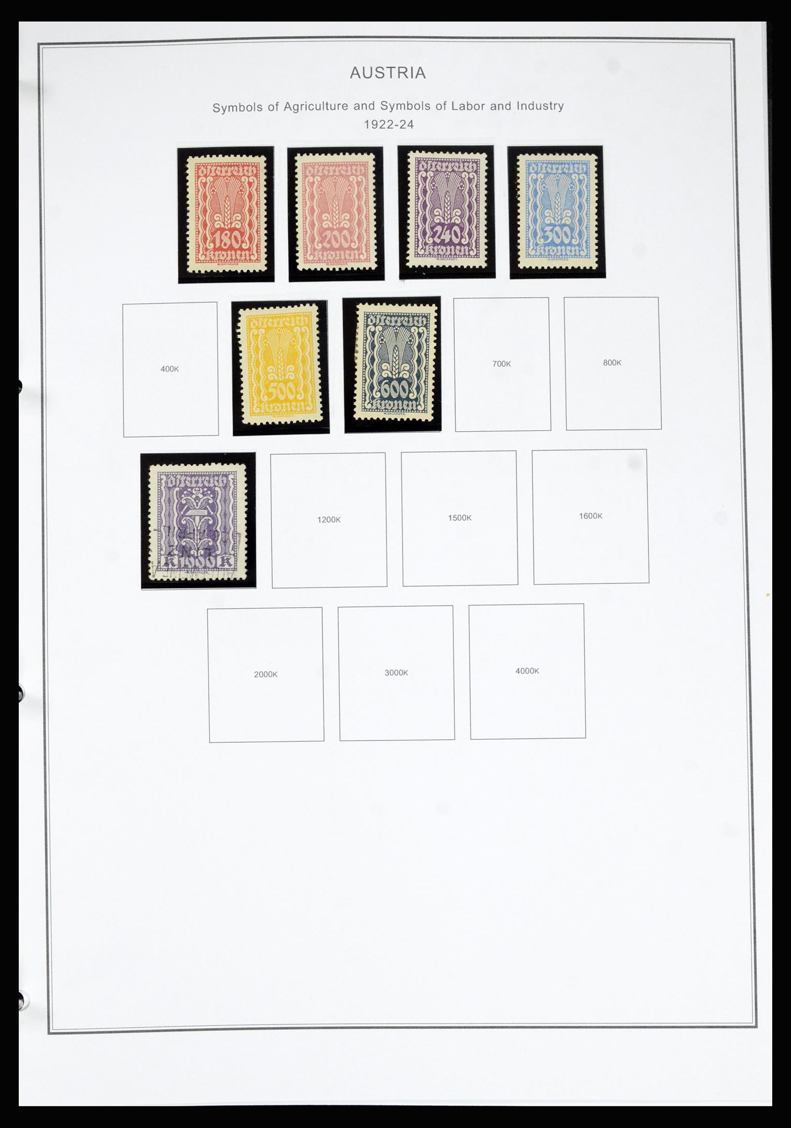 36999 016 - Postzegelverzameling 36999 Oostenrijk 1850-2001.