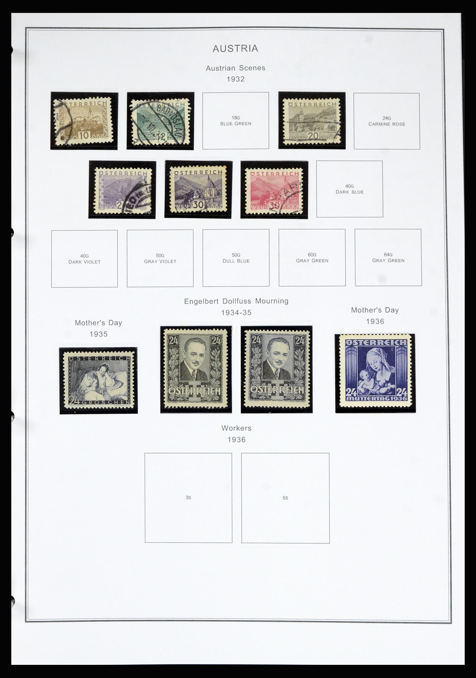 36999 020 - Postzegelverzameling 36999 Oostenrijk 1850-2001.