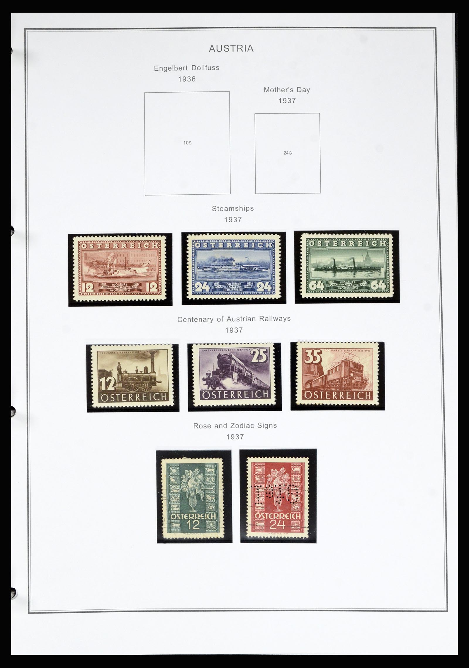 36999 022 - Postzegelverzameling 36999 Oostenrijk 1850-2001.