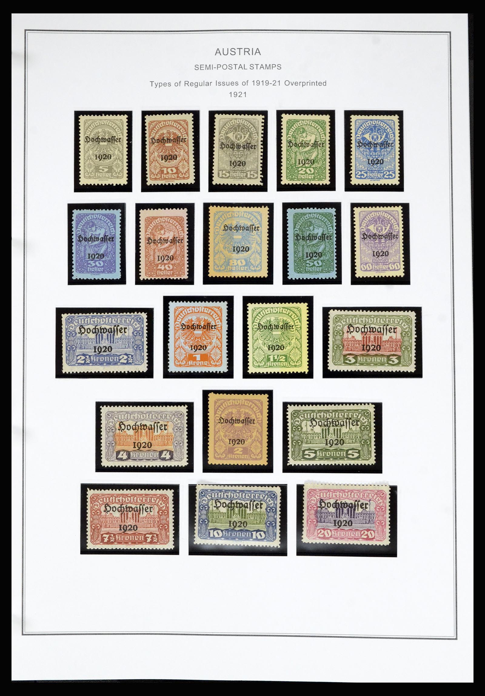 36999 024 - Stamp collection 36999 Austria 1850-2001.