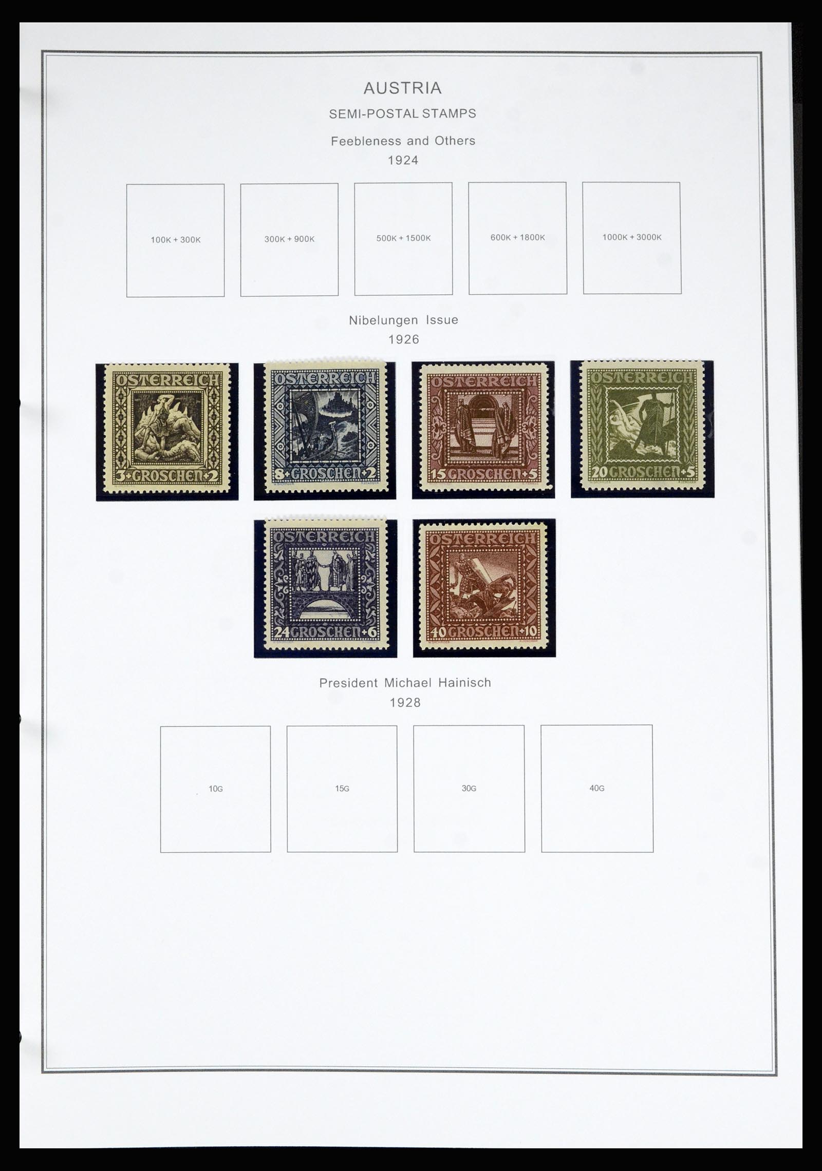 36999 026 - Postzegelverzameling 36999 Oostenrijk 1850-2001.