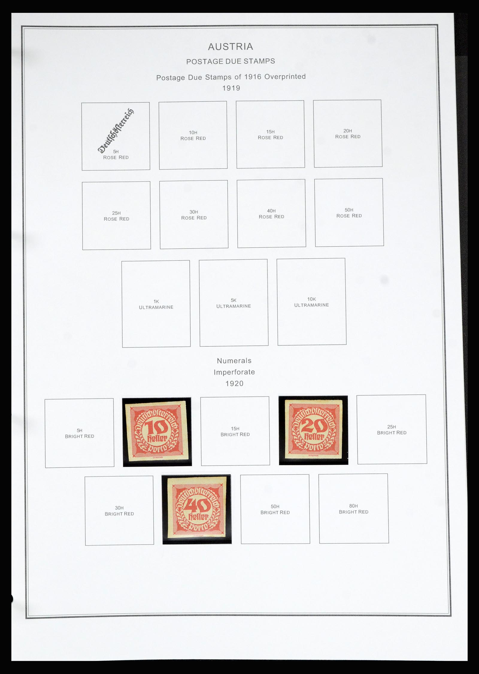 36999 033 - Stamp collection 36999 Austria 1850-2001.