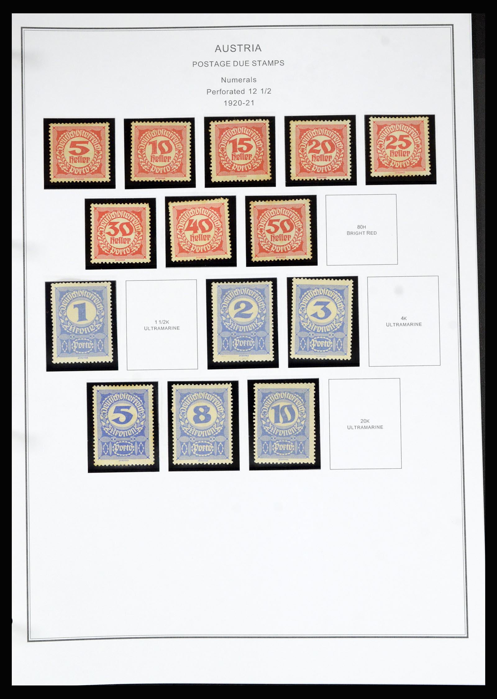 36999 034 - Postzegelverzameling 36999 Oostenrijk 1850-2001.