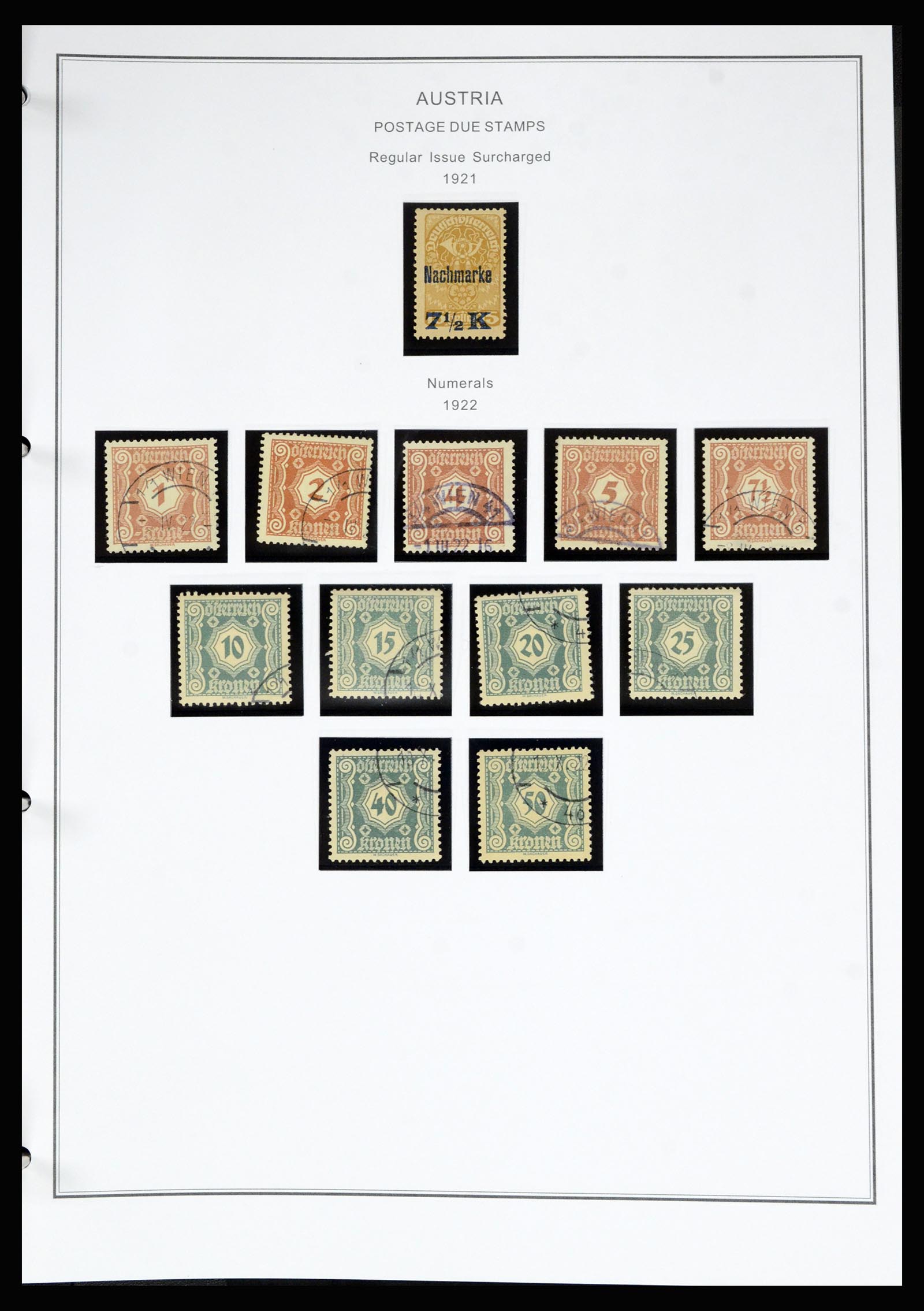 36999 035 - Postzegelverzameling 36999 Oostenrijk 1850-2001.