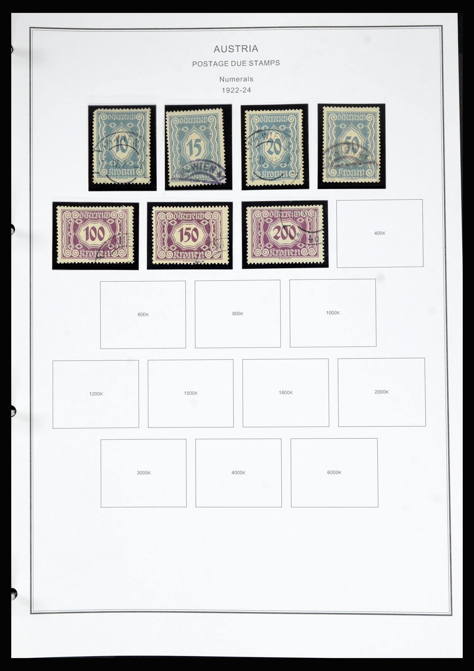 36999 036 - Postzegelverzameling 36999 Oostenrijk 1850-2001.