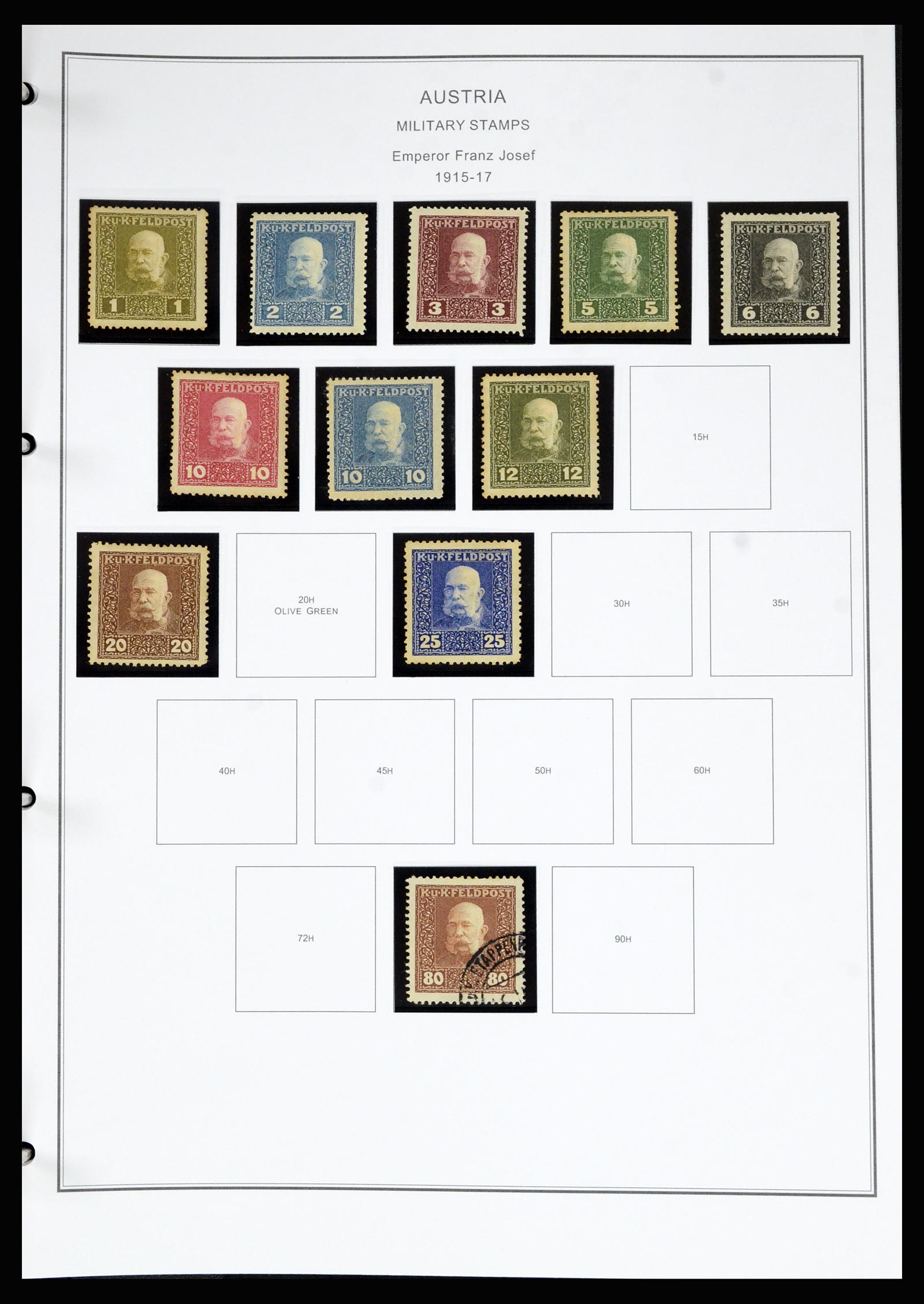 36999 037 - Postzegelverzameling 36999 Oostenrijk 1850-2001.