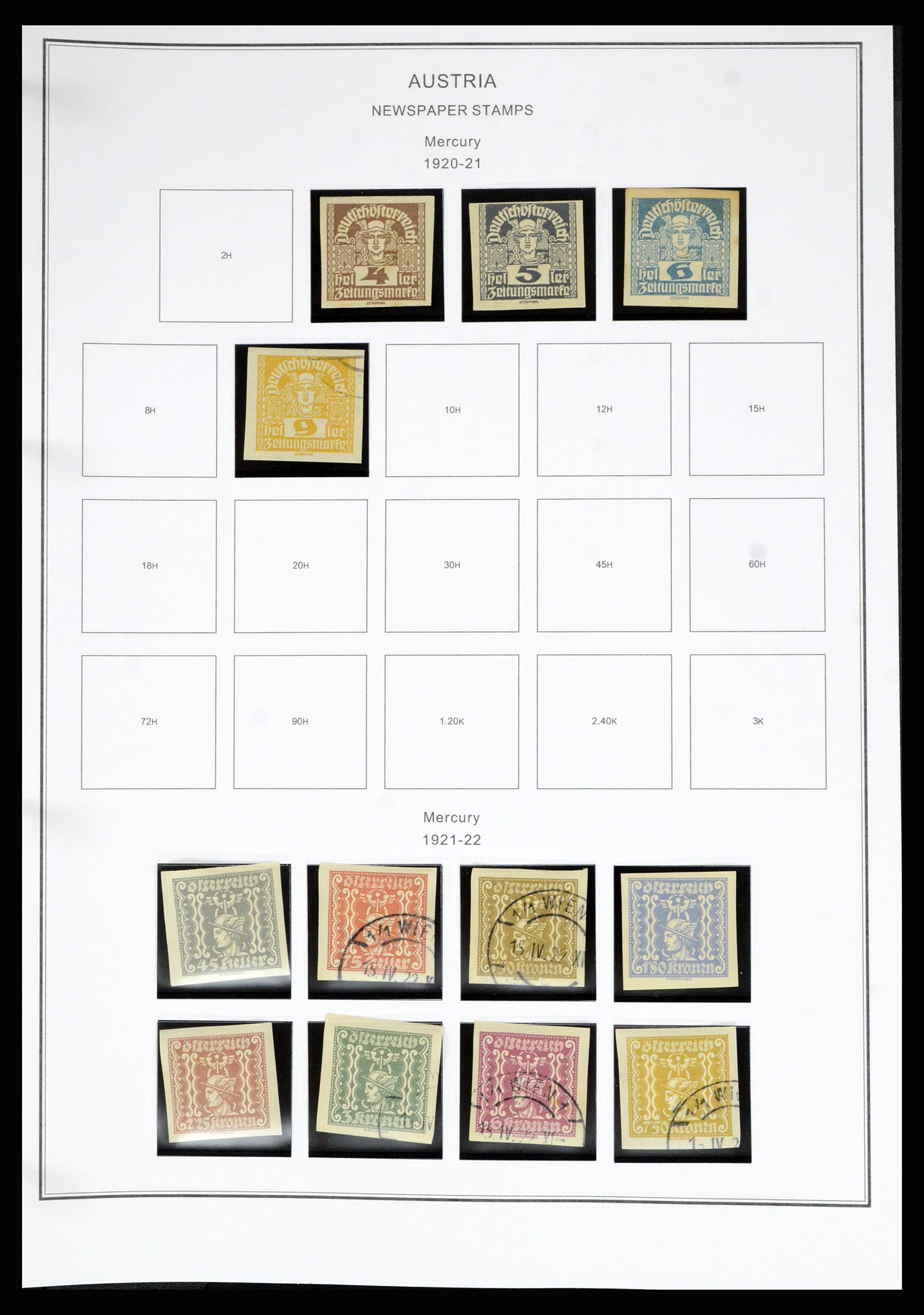 36999 042 - Postzegelverzameling 36999 Oostenrijk 1850-2001.