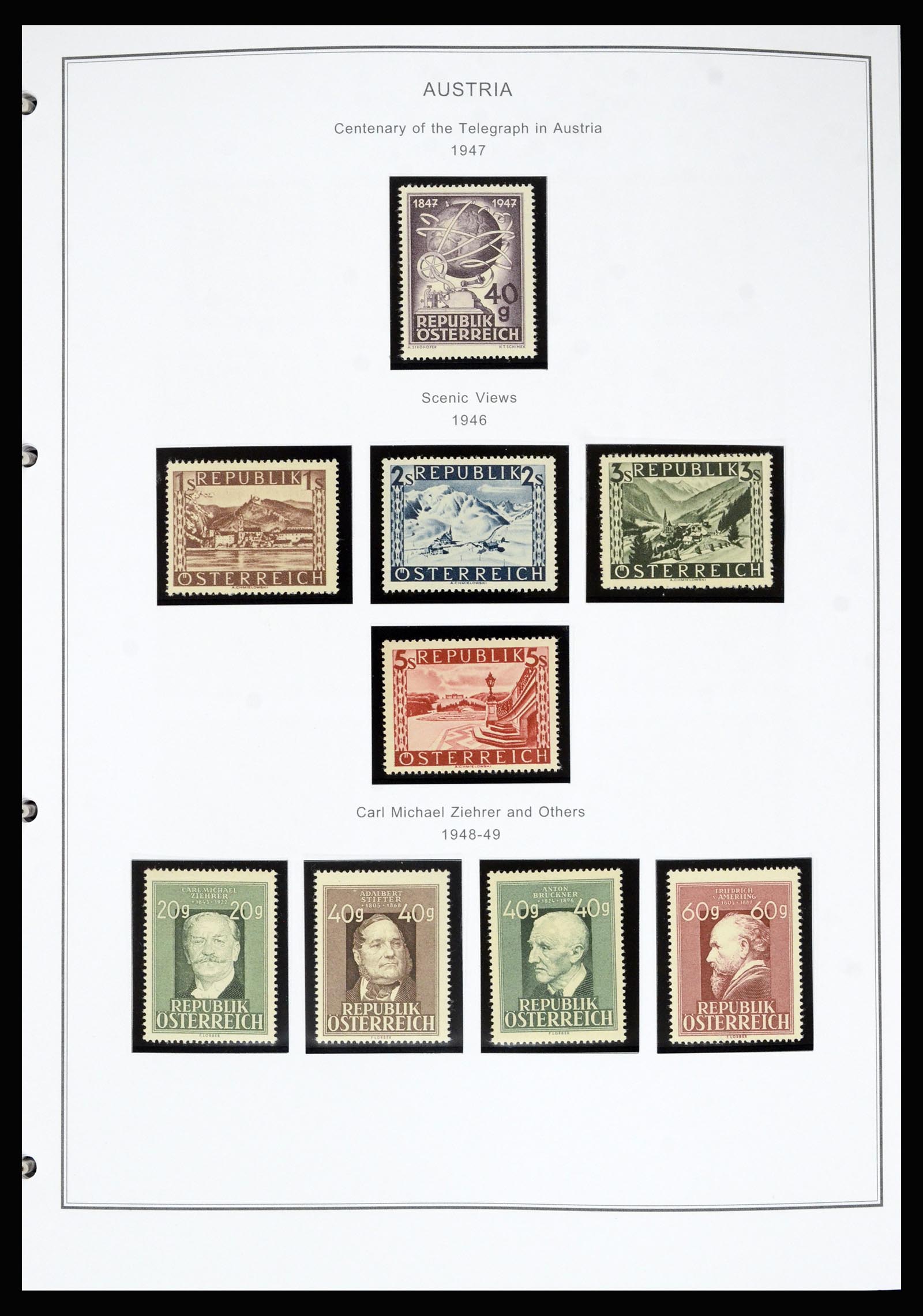 36999 052 - Postzegelverzameling 36999 Oostenrijk 1850-2001.
