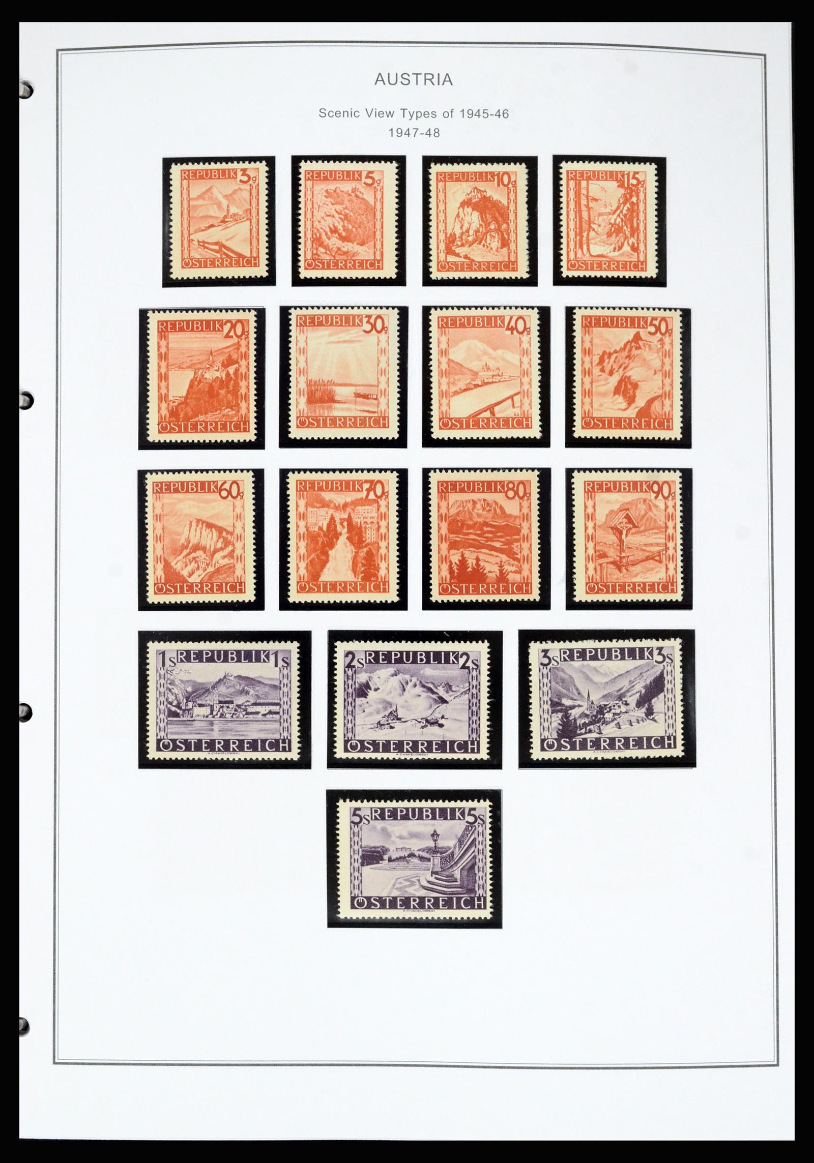 36999 053 - Postzegelverzameling 36999 Oostenrijk 1850-2001.