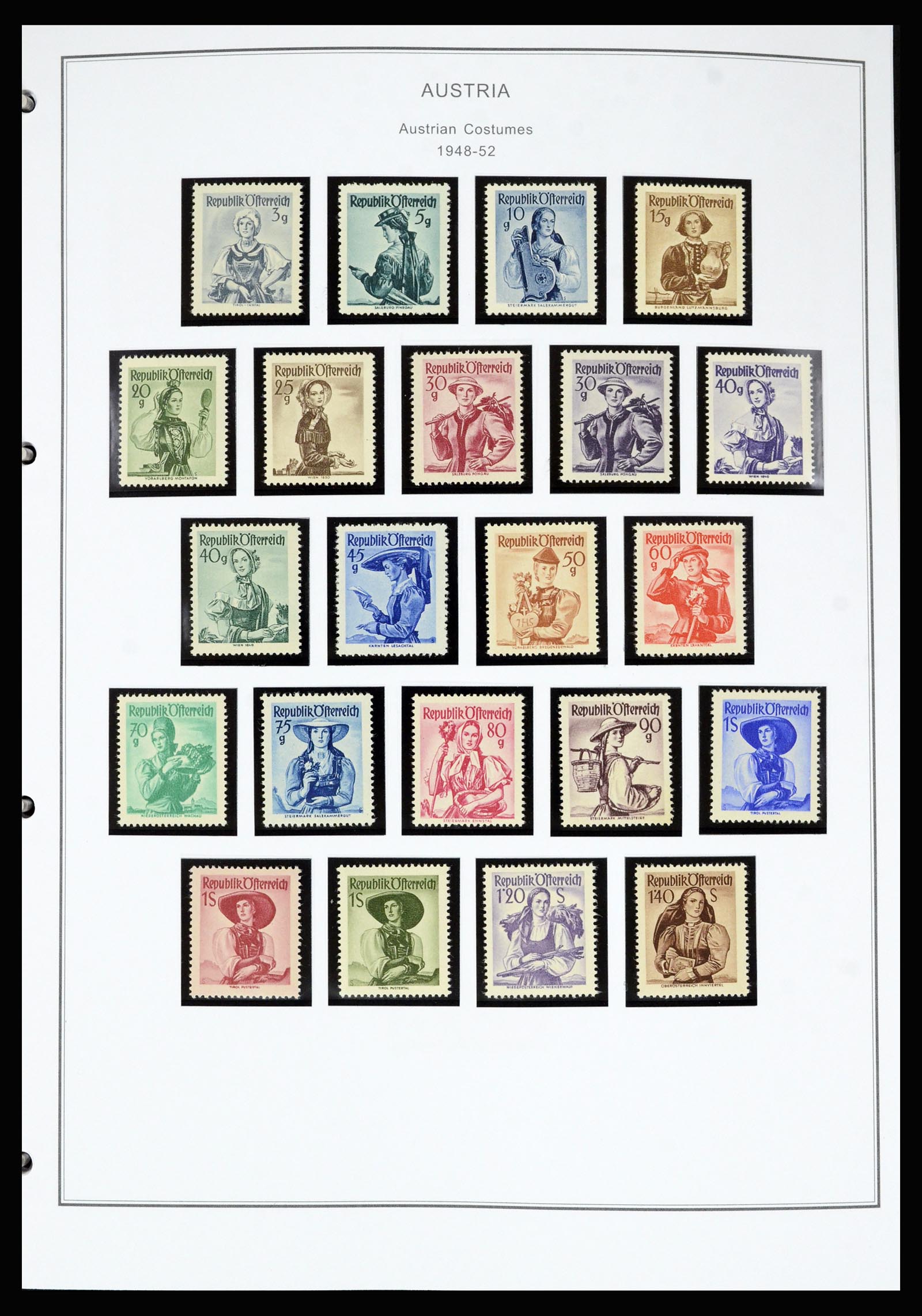36999 054 - Postzegelverzameling 36999 Oostenrijk 1850-2001.