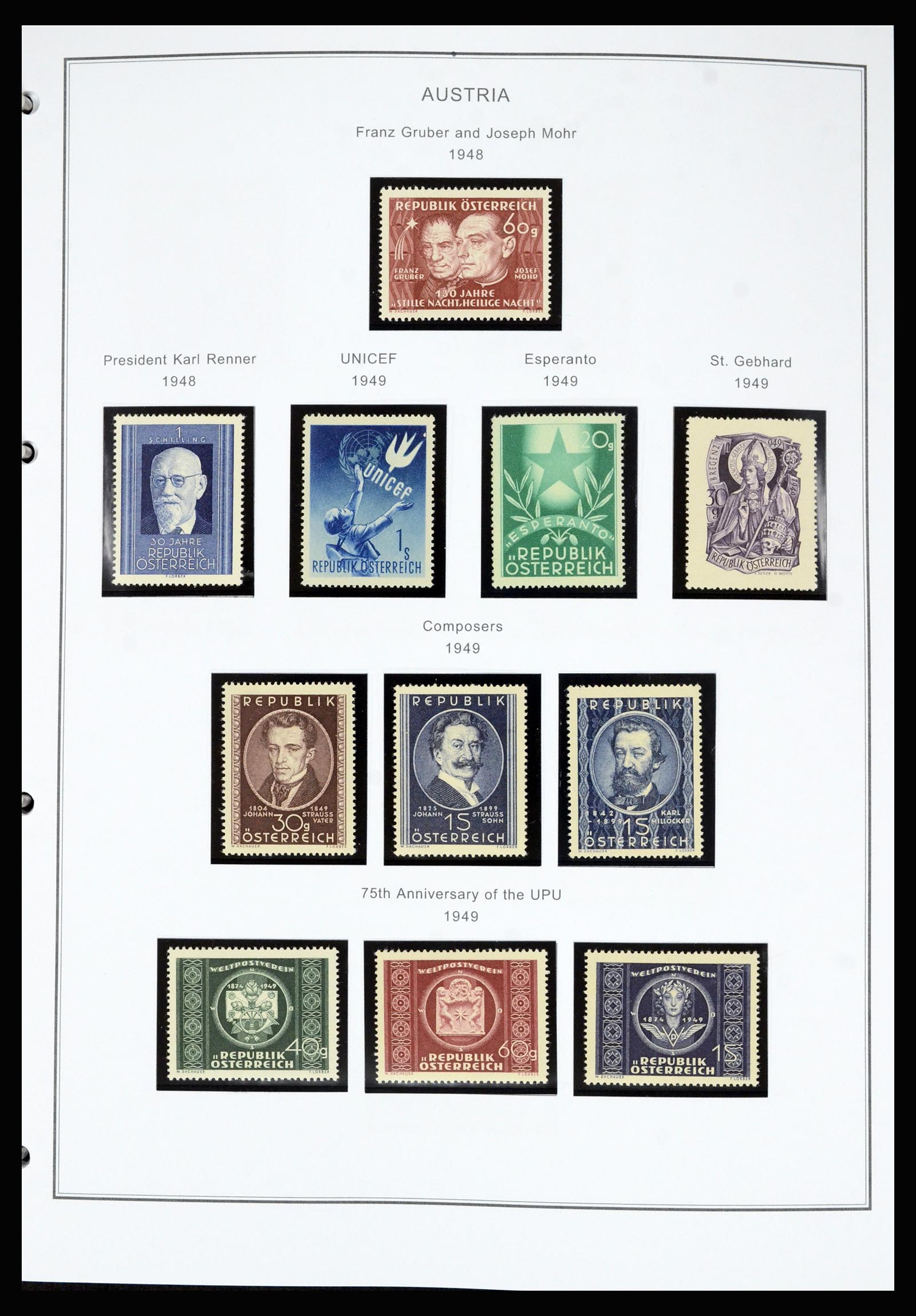 36999 056 - Postzegelverzameling 36999 Oostenrijk 1850-2001.