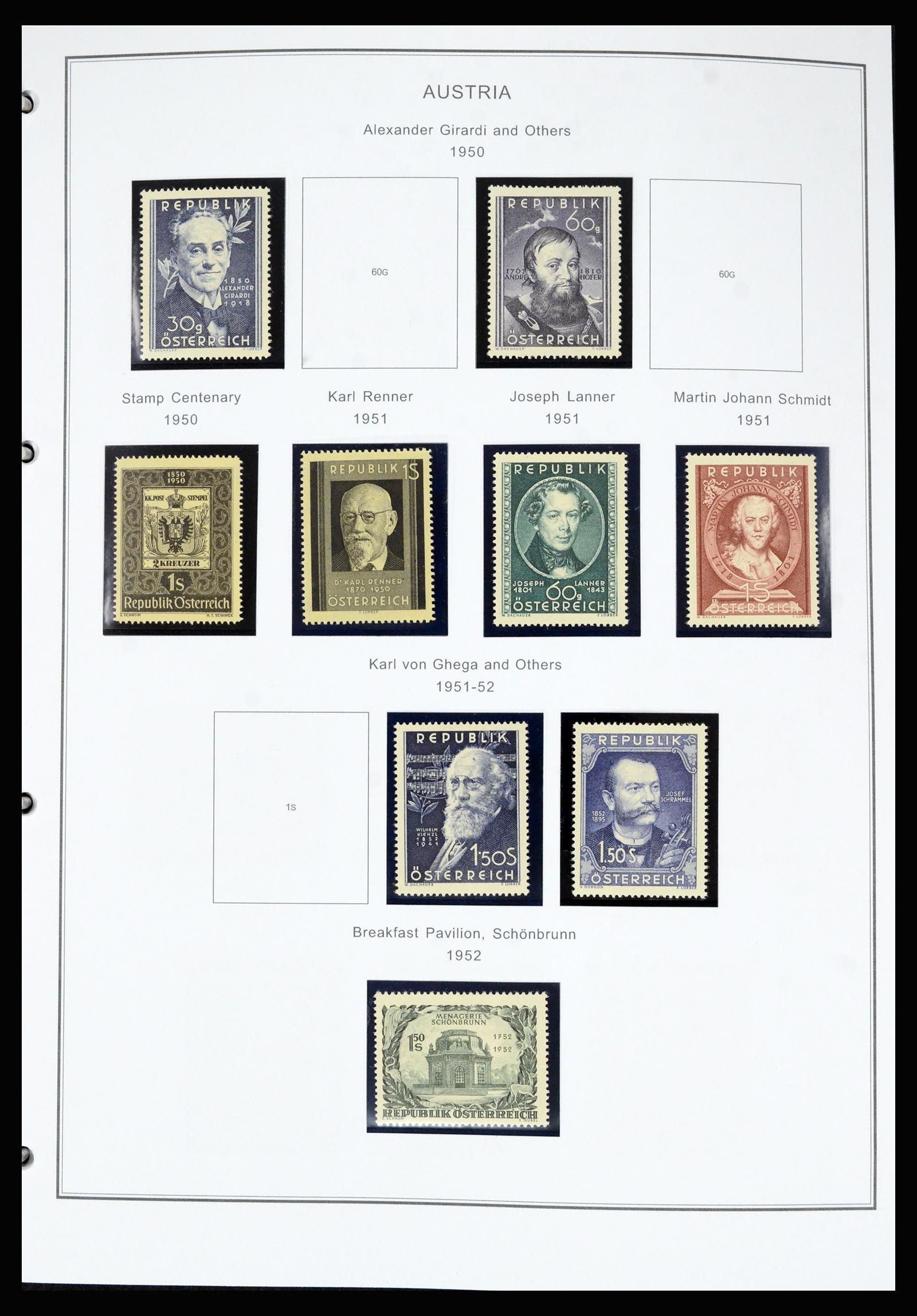 36999 057 - Stamp collection 36999 Austria 1850-2001.