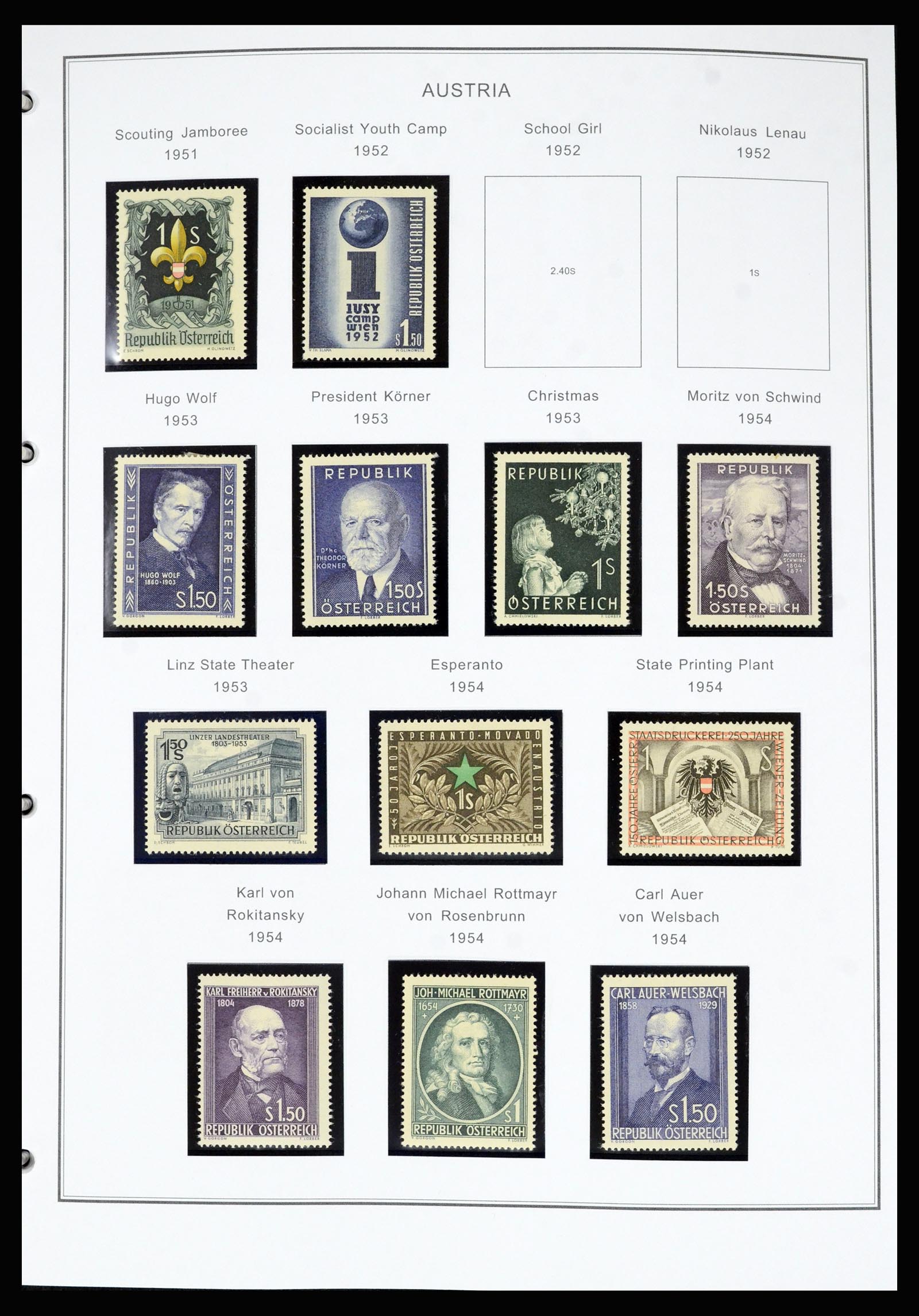 36999 058 - Stamp collection 36999 Austria 1850-2001.