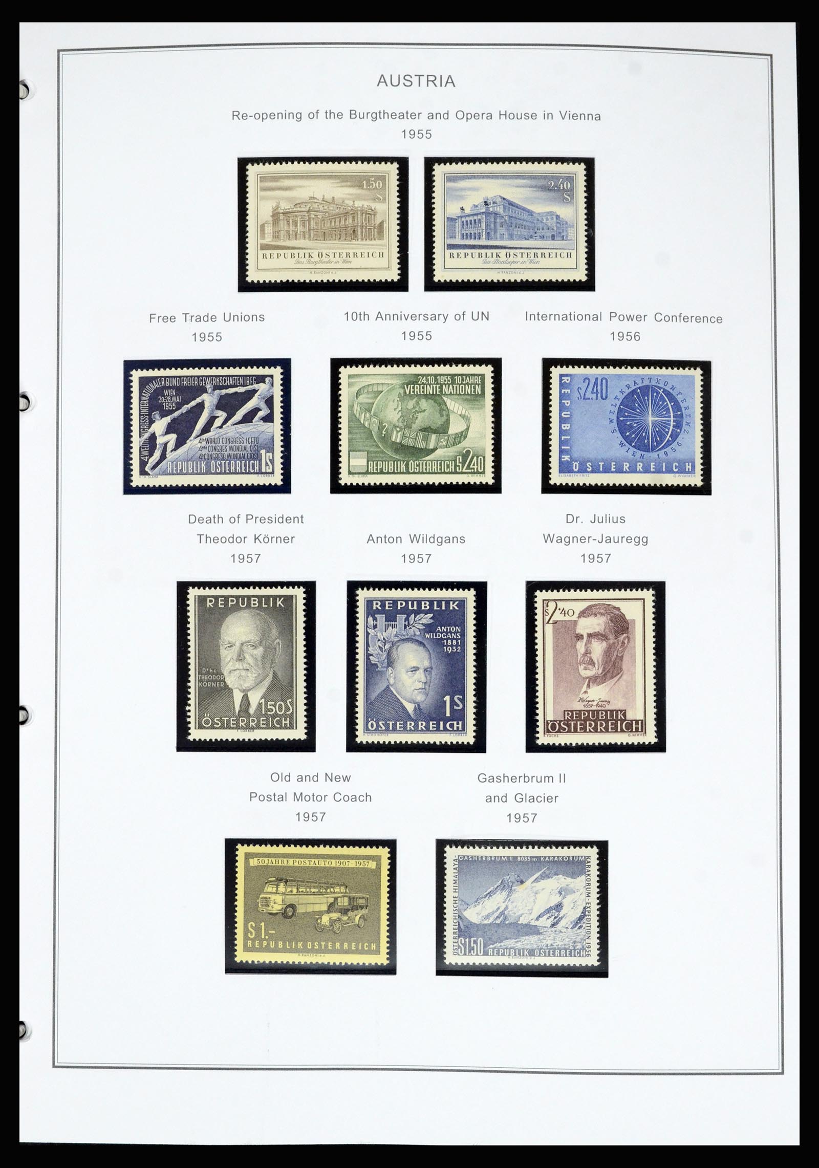 36999 060 - Stamp collection 36999 Austria 1850-2001.
