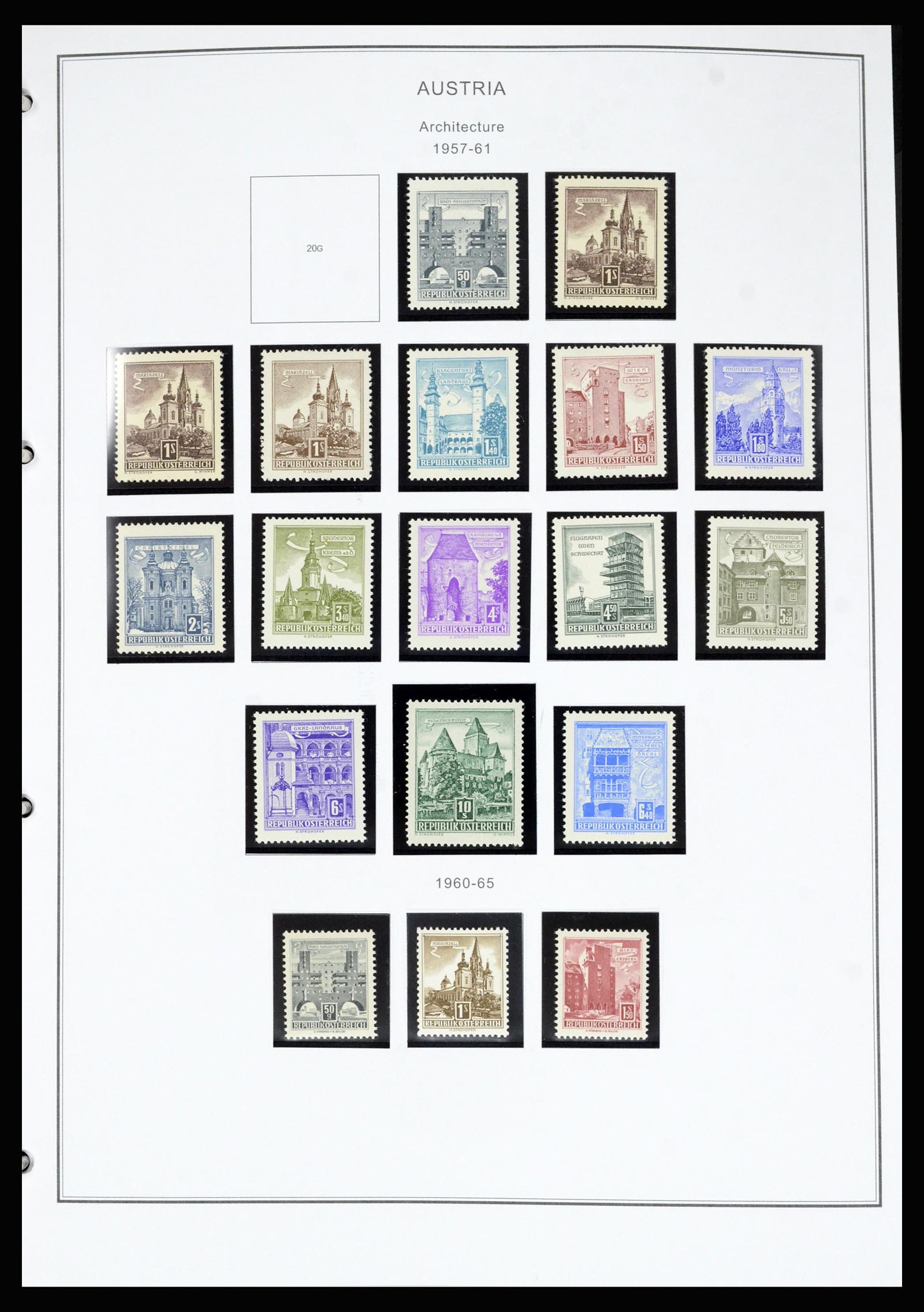 36999 061 - Postzegelverzameling 36999 Oostenrijk 1850-2001.