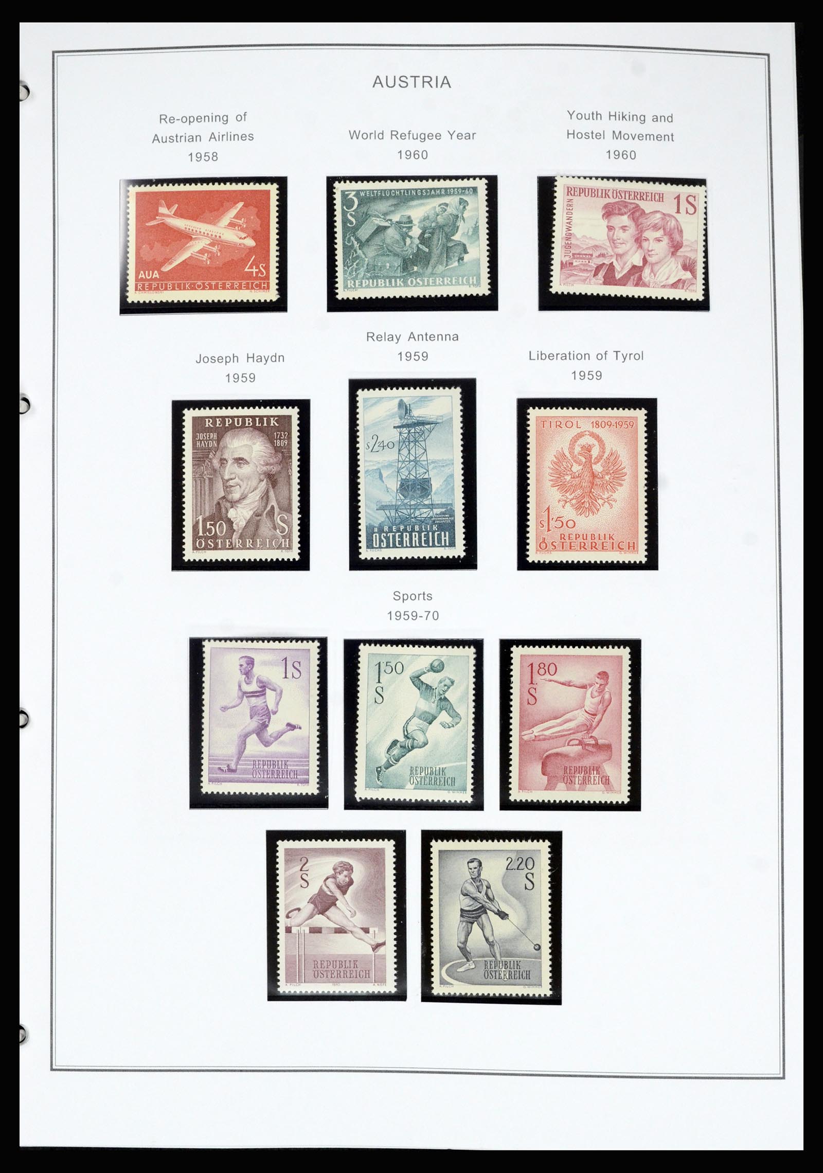 36999 063 - Postzegelverzameling 36999 Oostenrijk 1850-2001.