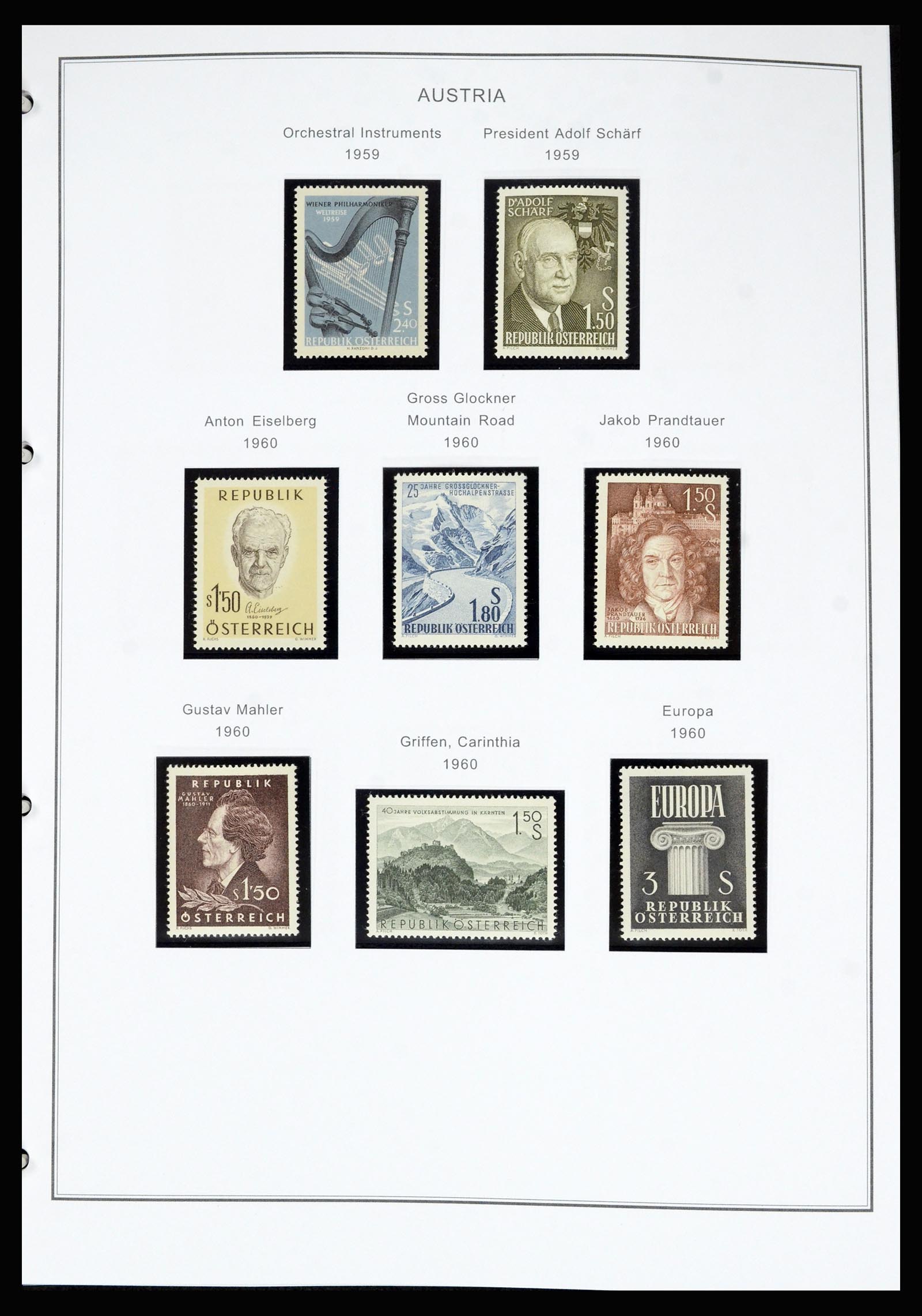 36999 064 - Postzegelverzameling 36999 Oostenrijk 1850-2001.