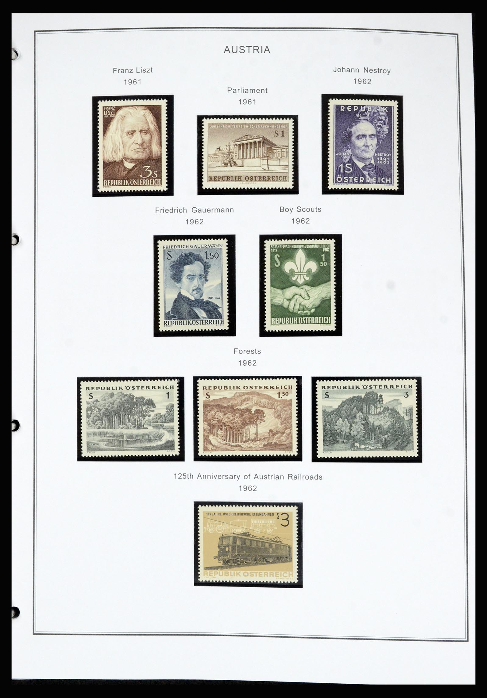 36999 067 - Postzegelverzameling 36999 Oostenrijk 1850-2001.