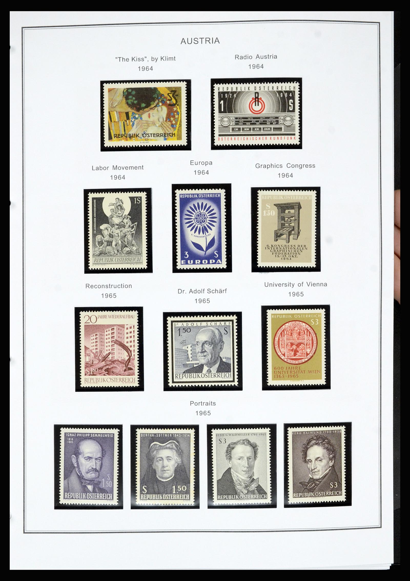 36999 072 - Stamp collection 36999 Austria 1850-2001.