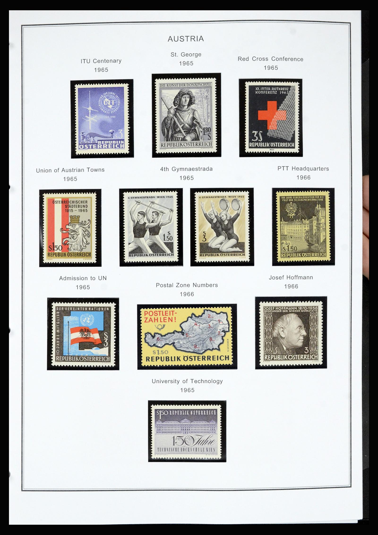 36999 073 - Stamp collection 36999 Austria 1850-2001.