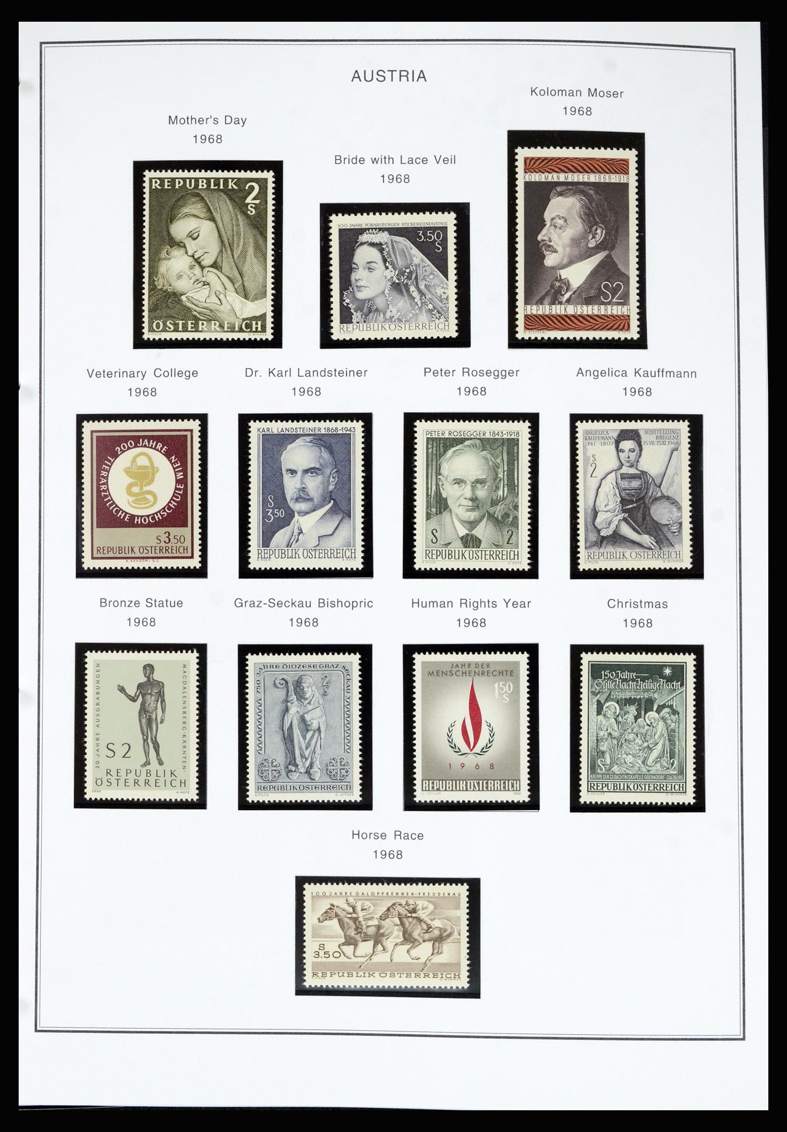 36999 079 - Postzegelverzameling 36999 Oostenrijk 1850-2001.