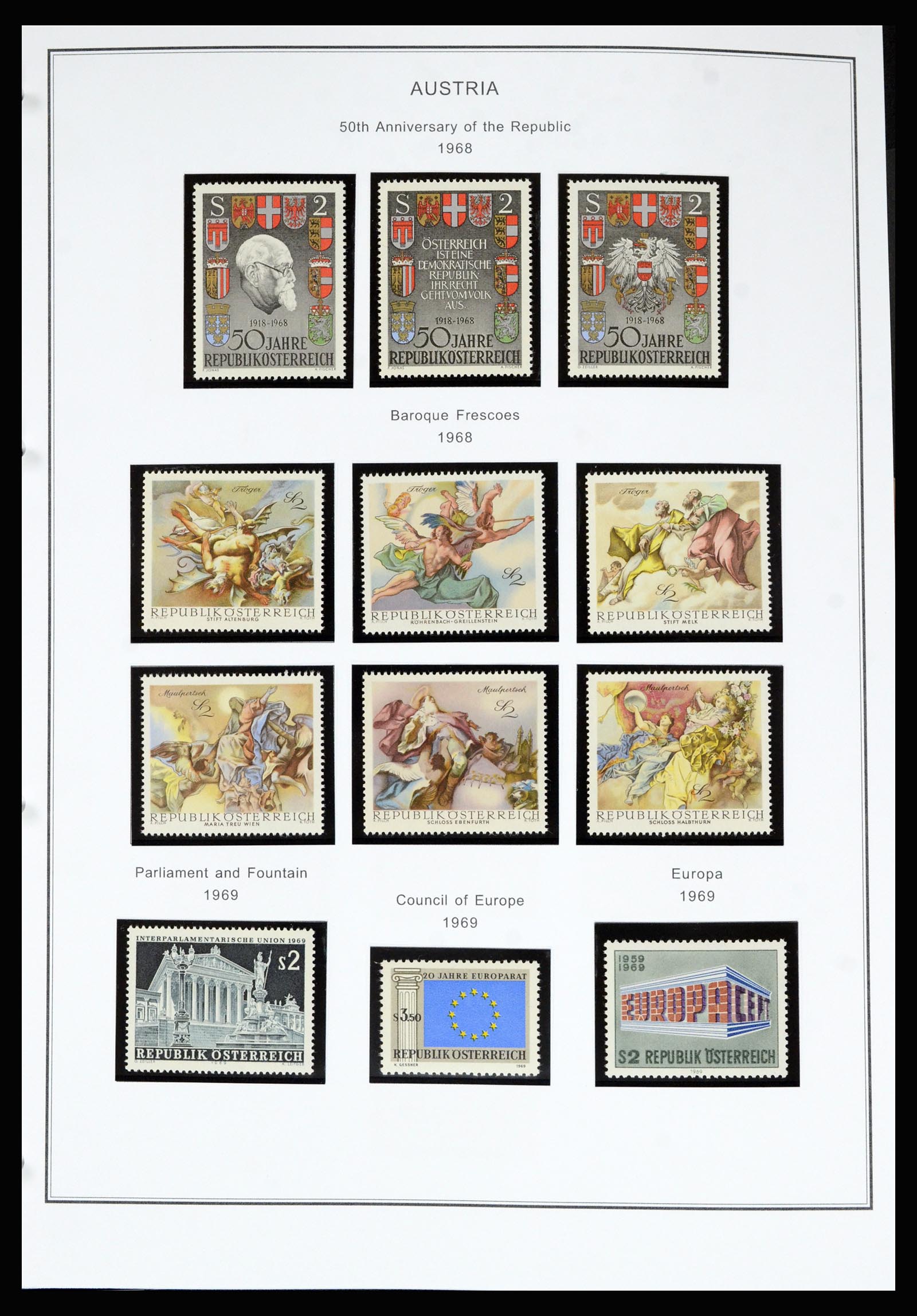 36999 080 - Postzegelverzameling 36999 Oostenrijk 1850-2001.