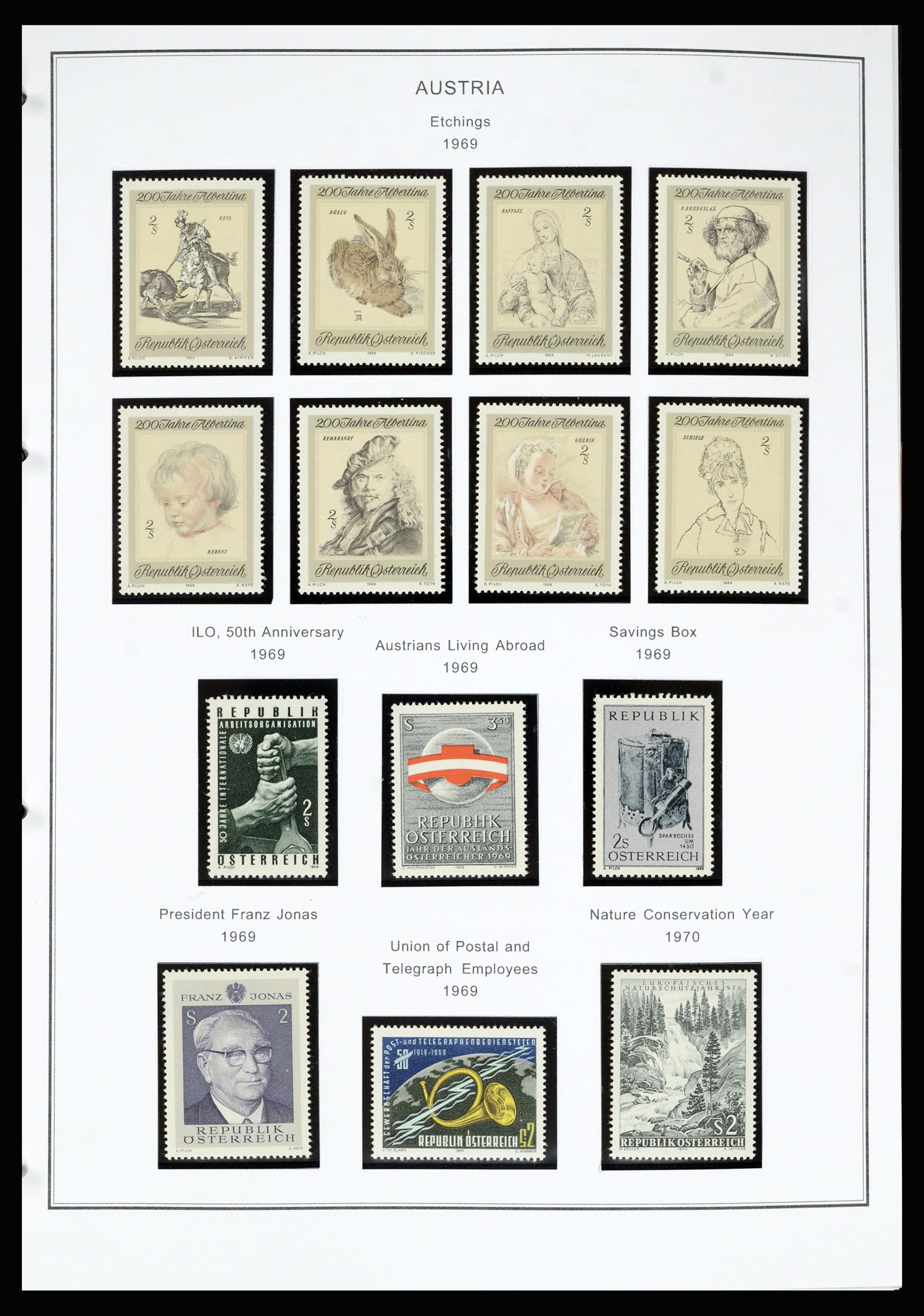 36999 083 - Postzegelverzameling 36999 Oostenrijk 1850-2001.