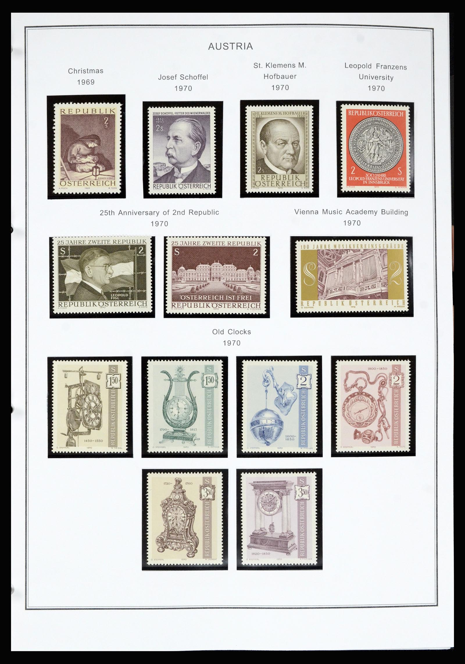 36999 084 - Stamp collection 36999 Austria 1850-2001.
