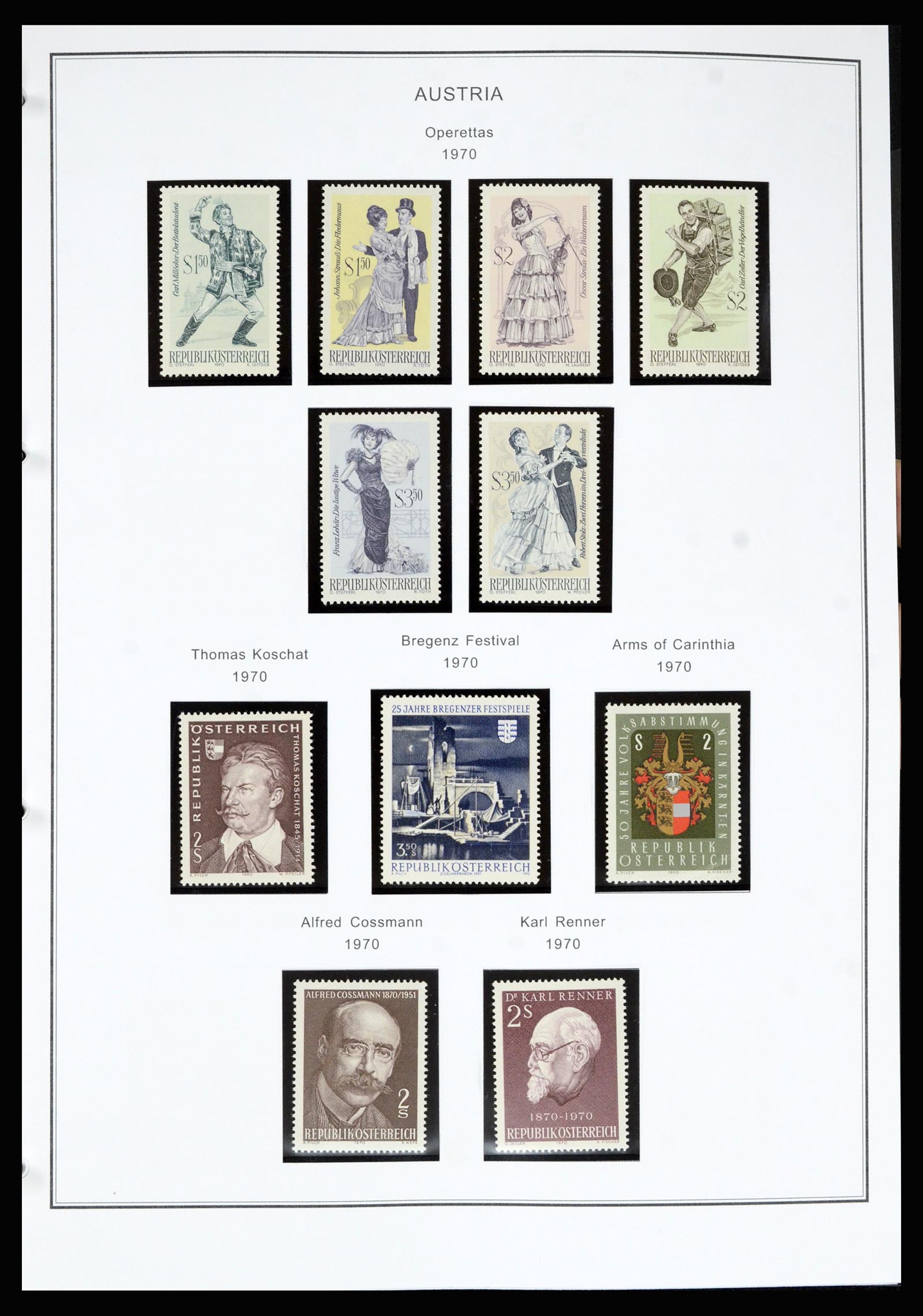 36999 085 - Stamp collection 36999 Austria 1850-2001.
