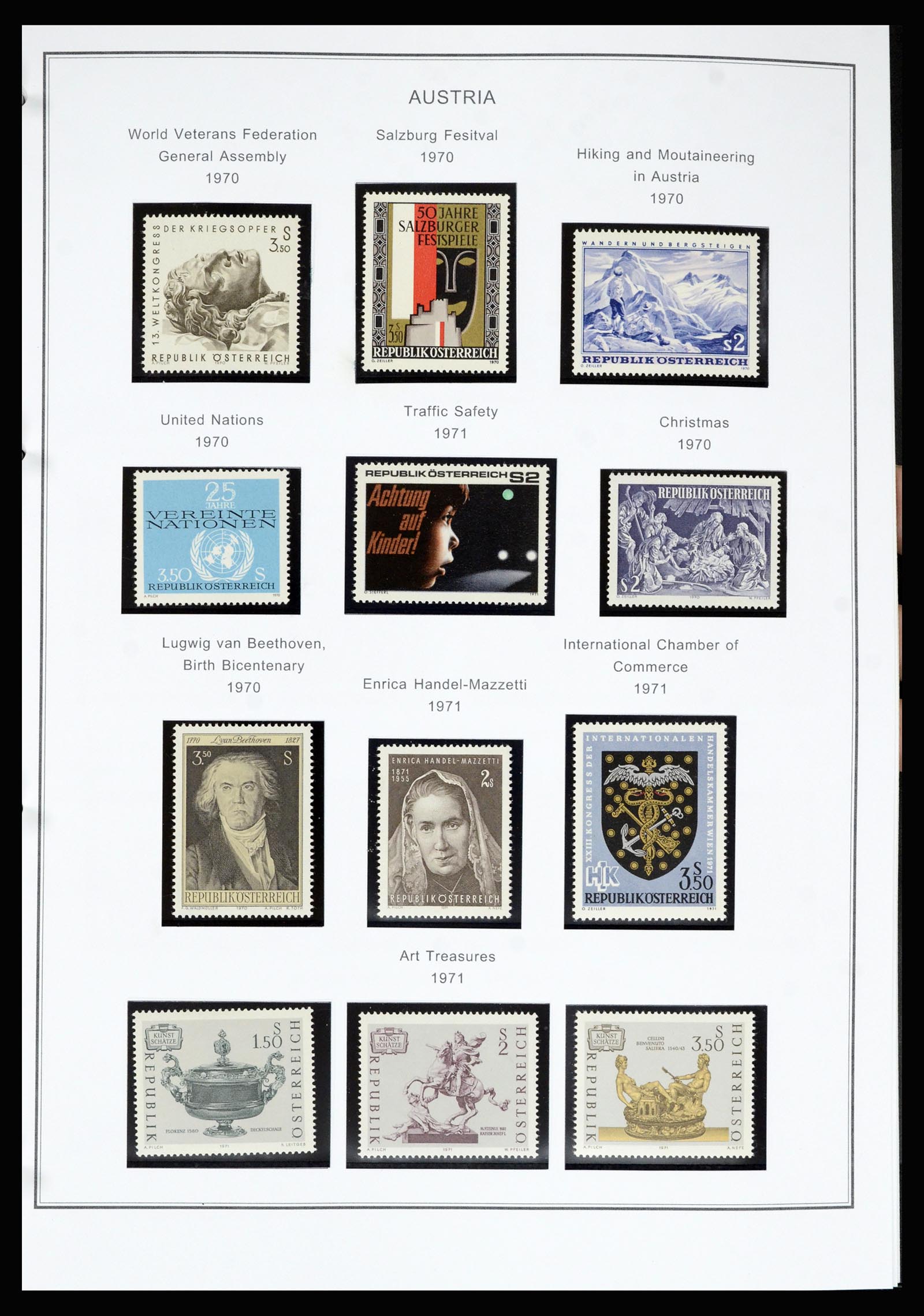 36999 086 - Postzegelverzameling 36999 Oostenrijk 1850-2001.