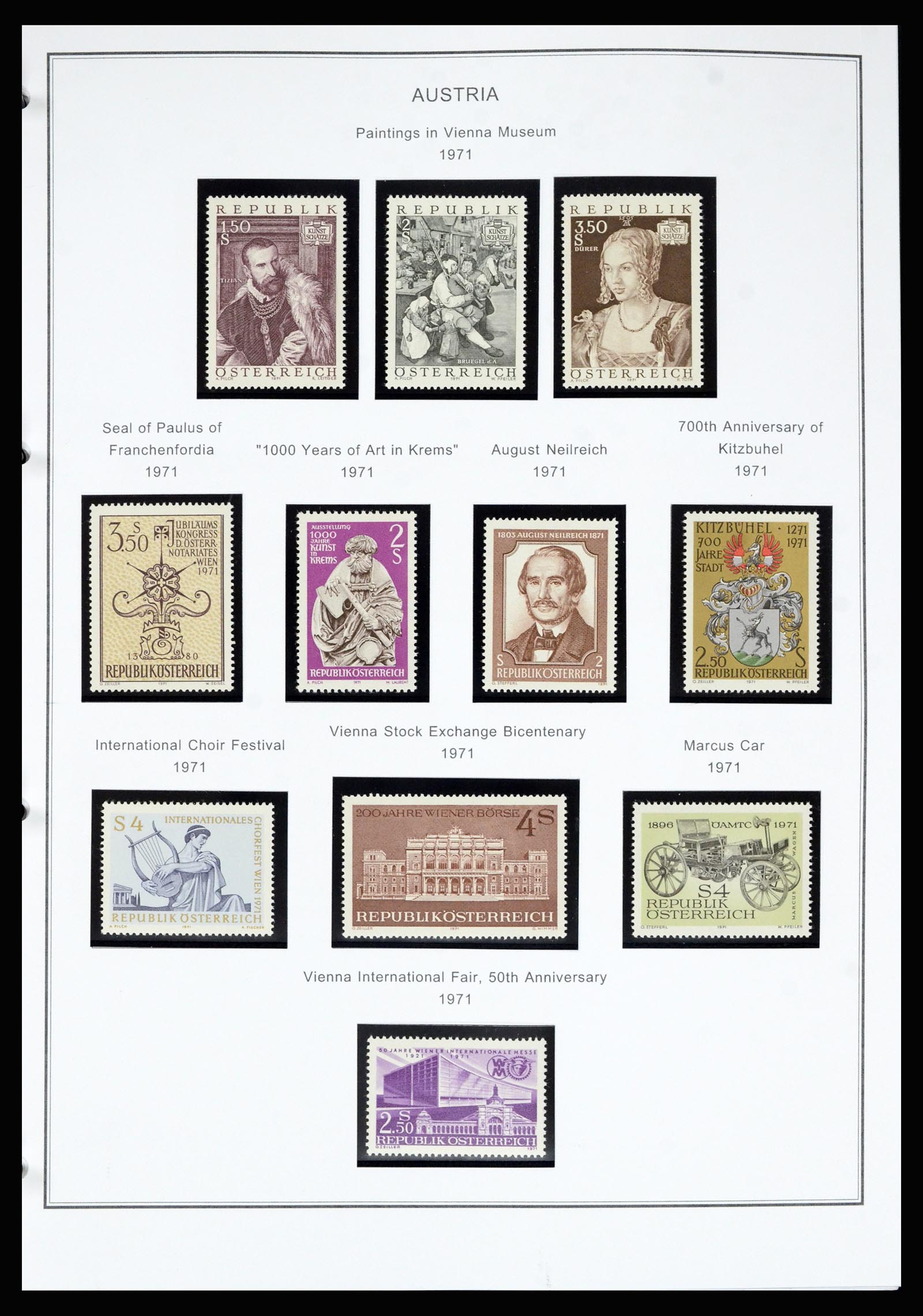 36999 087 - Stamp collection 36999 Austria 1850-2001.